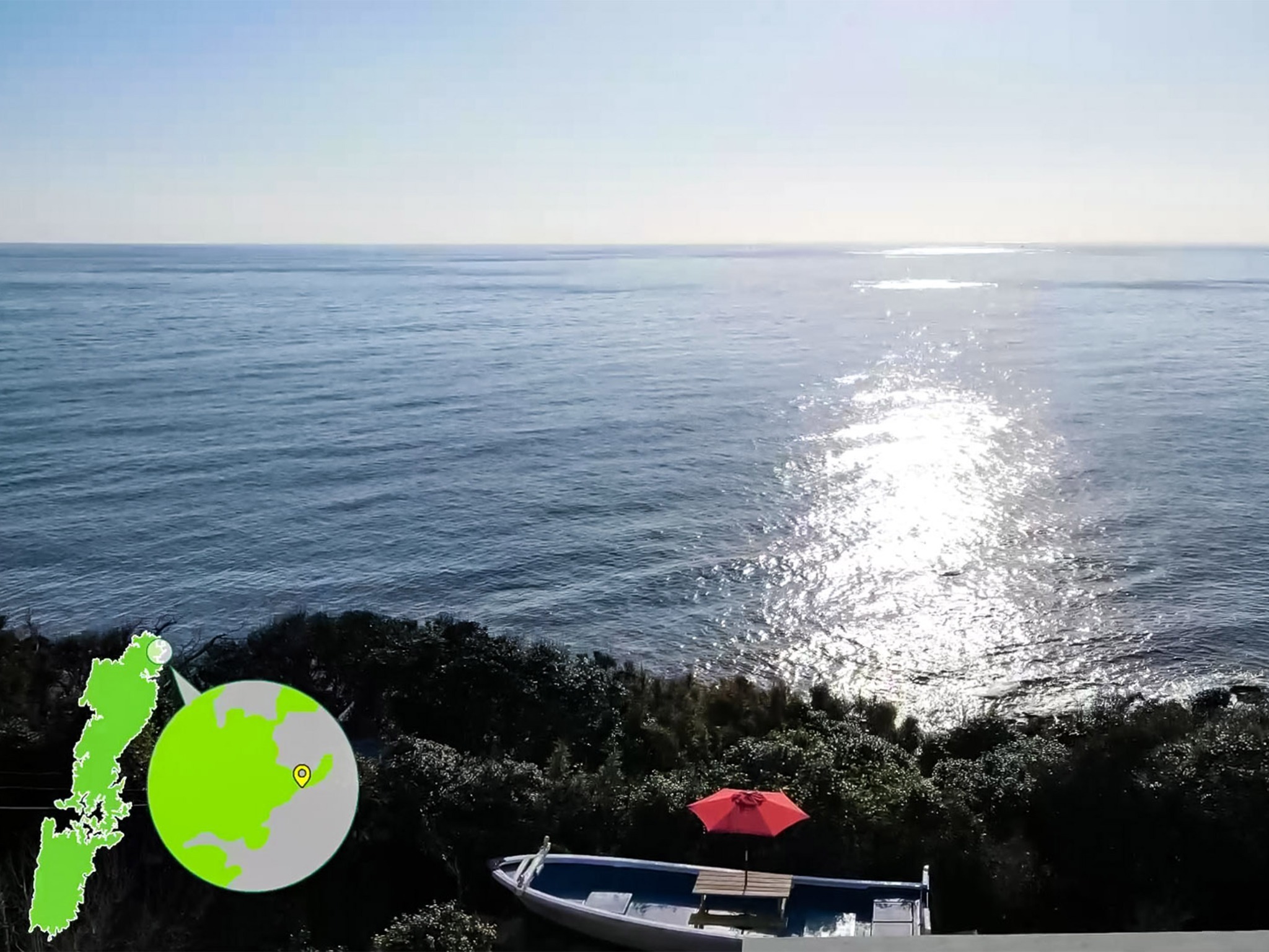 ・【景観】キラキラと輝く海に心癒されます