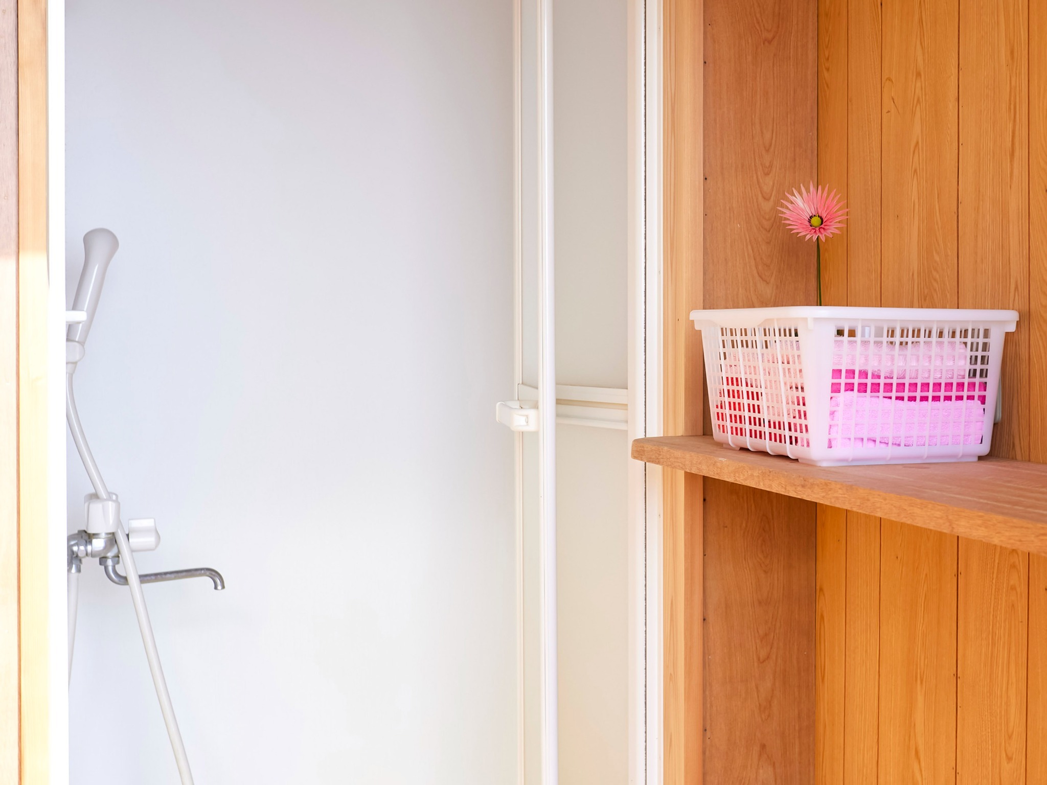 ・【シャワー】清潔に保たれたシャワースペース