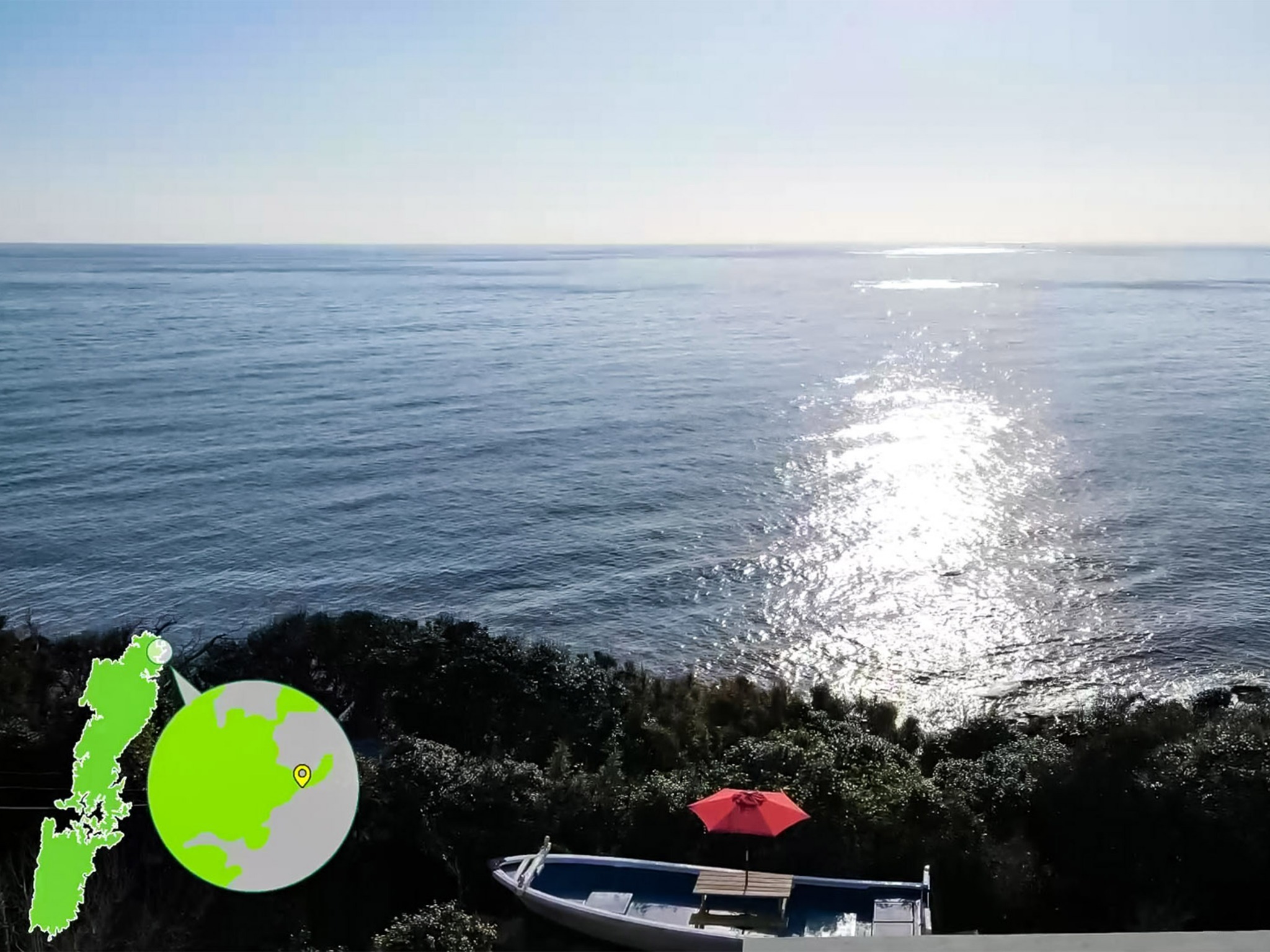 ・【景観】キラキラと輝く海に心癒されます