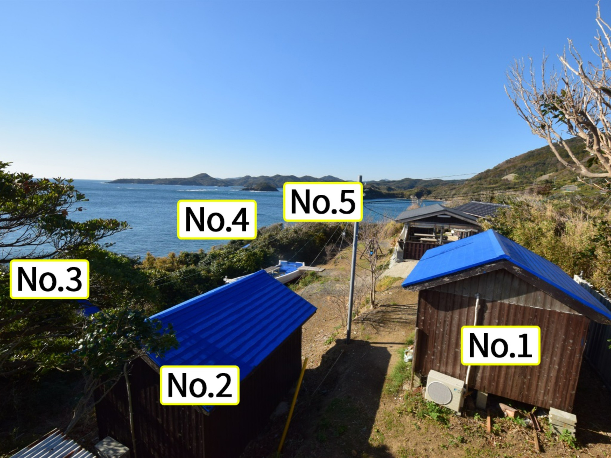 ・【バンガロー全体】全部で5棟ご用意しております