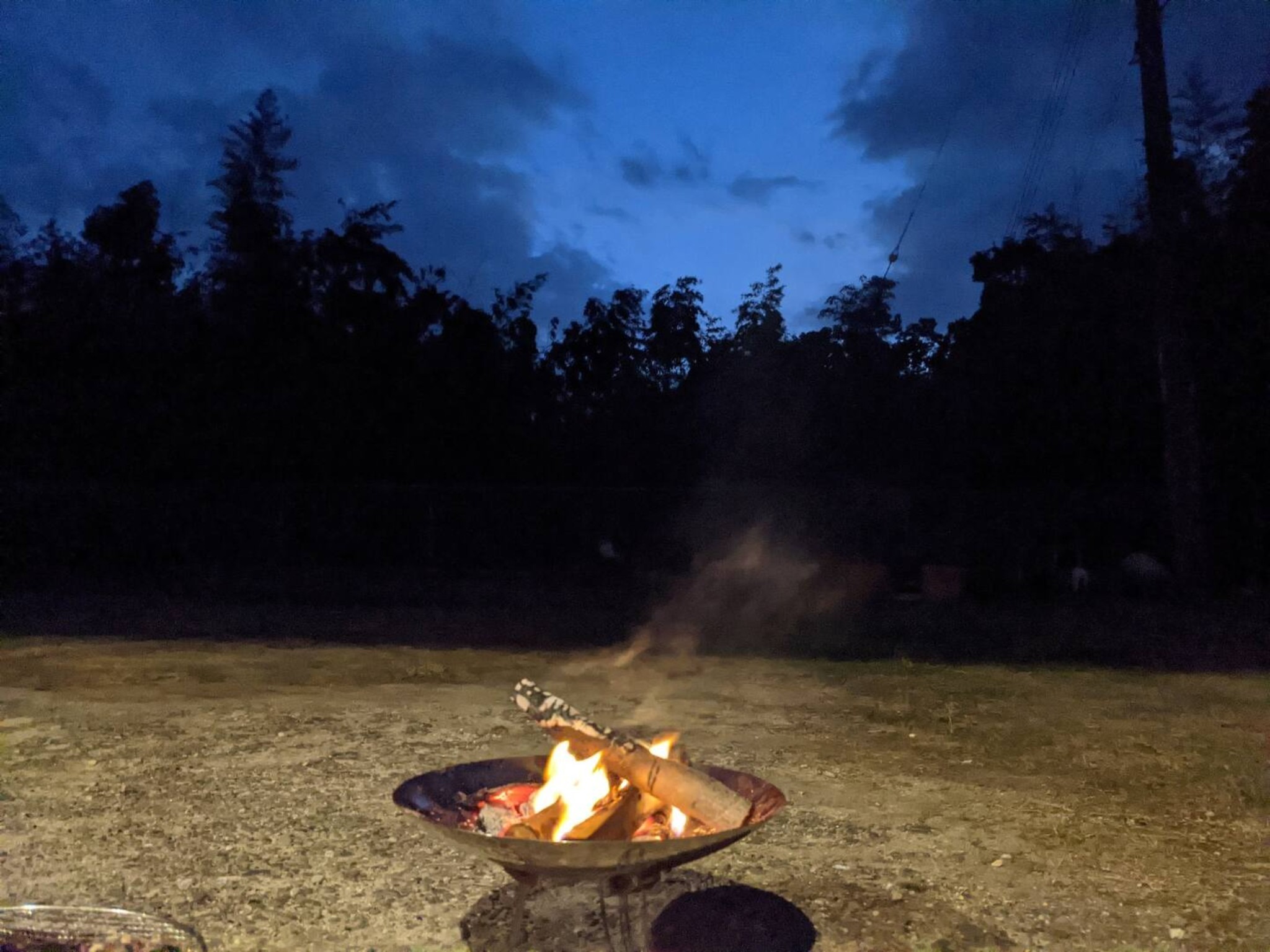 焚き火