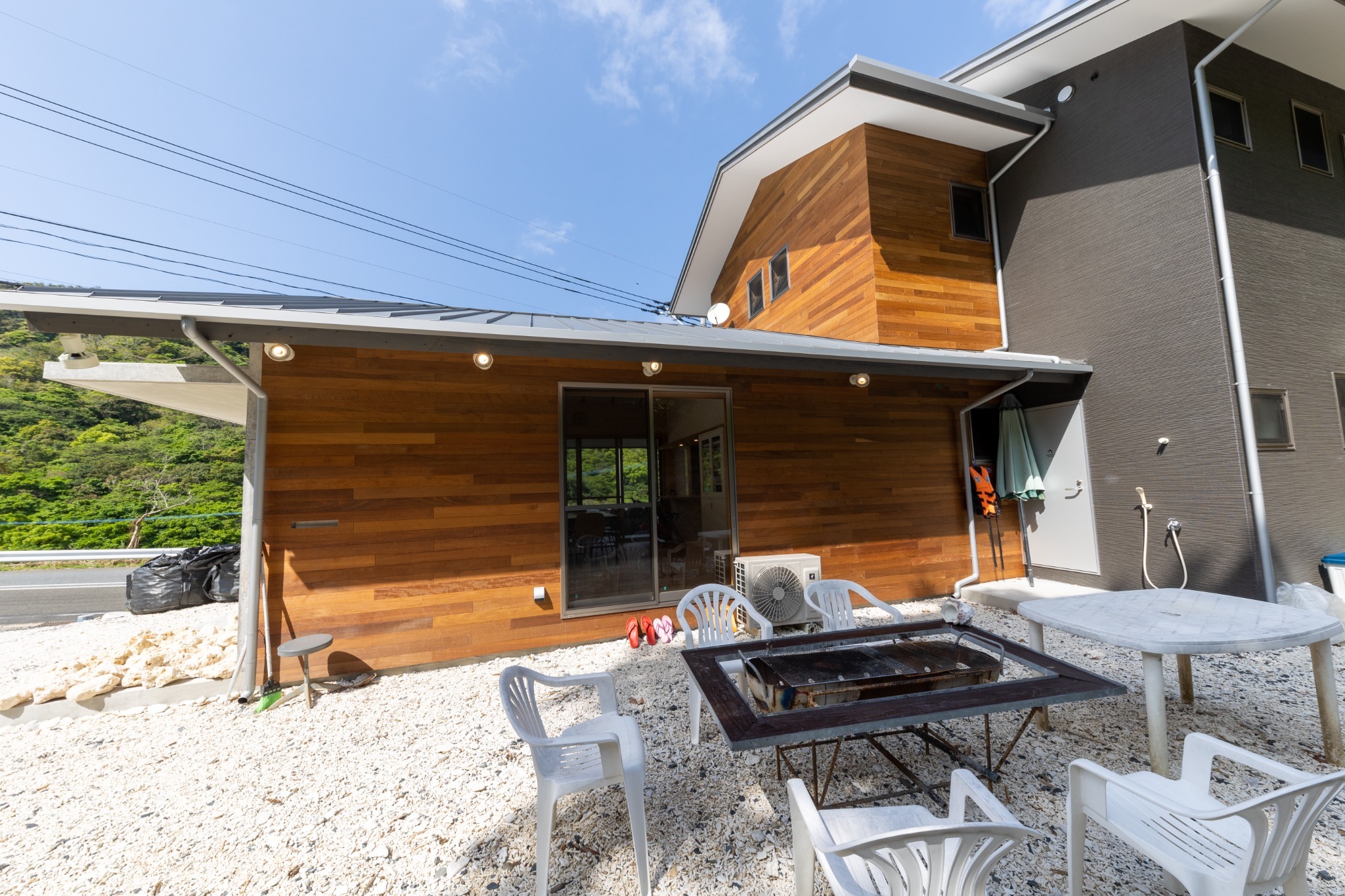 お天気が良ければBBQもできます