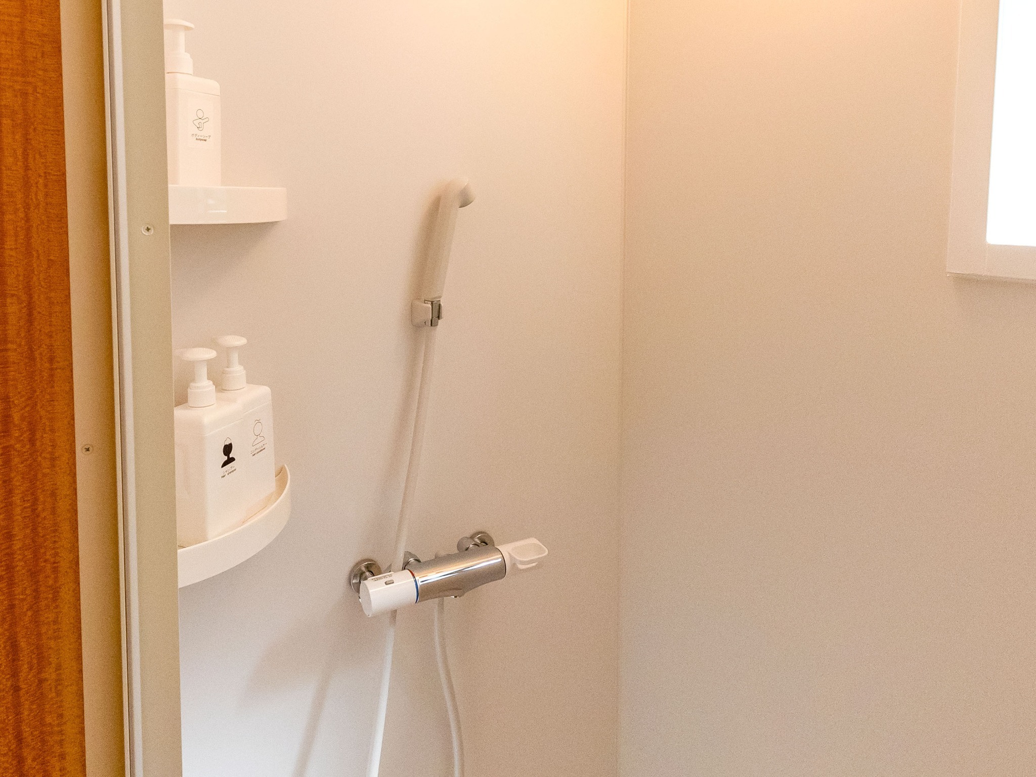 ・シャンプー、コンディショナー、ボディソープ完備