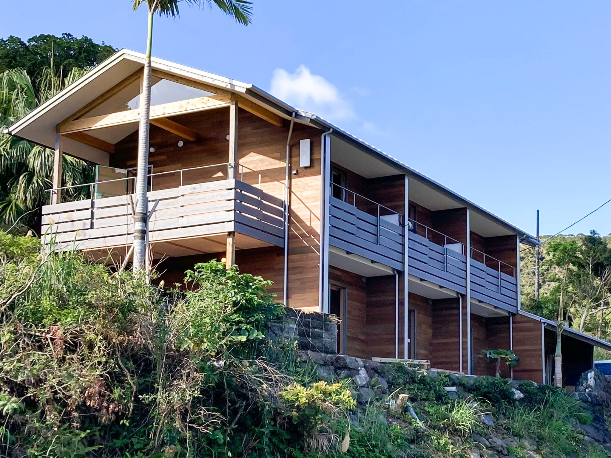 ・【外観】金作原原生林に一番近いゲストハウス