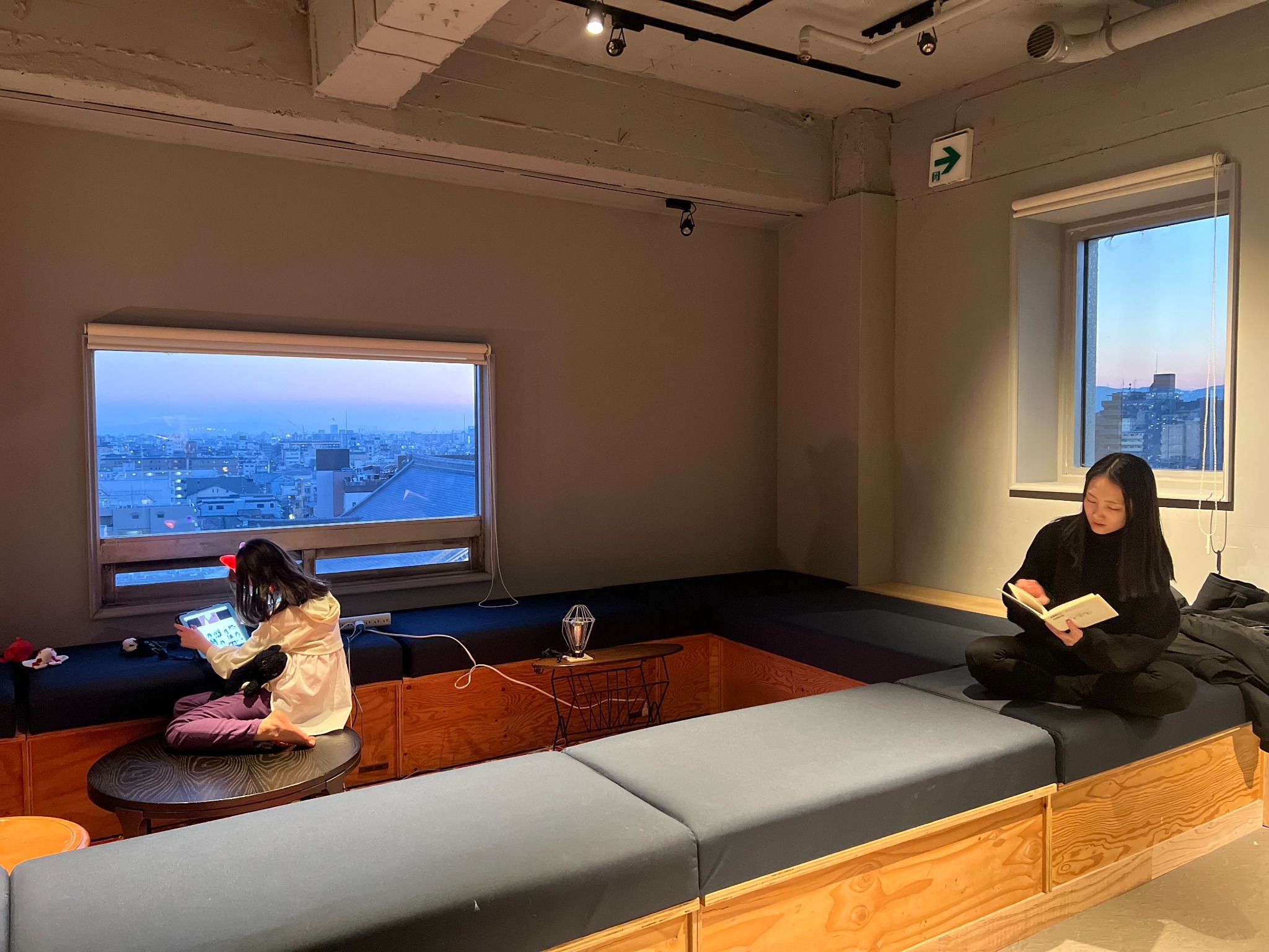 京都の風景を見ながらのんびりとお過ごしください。