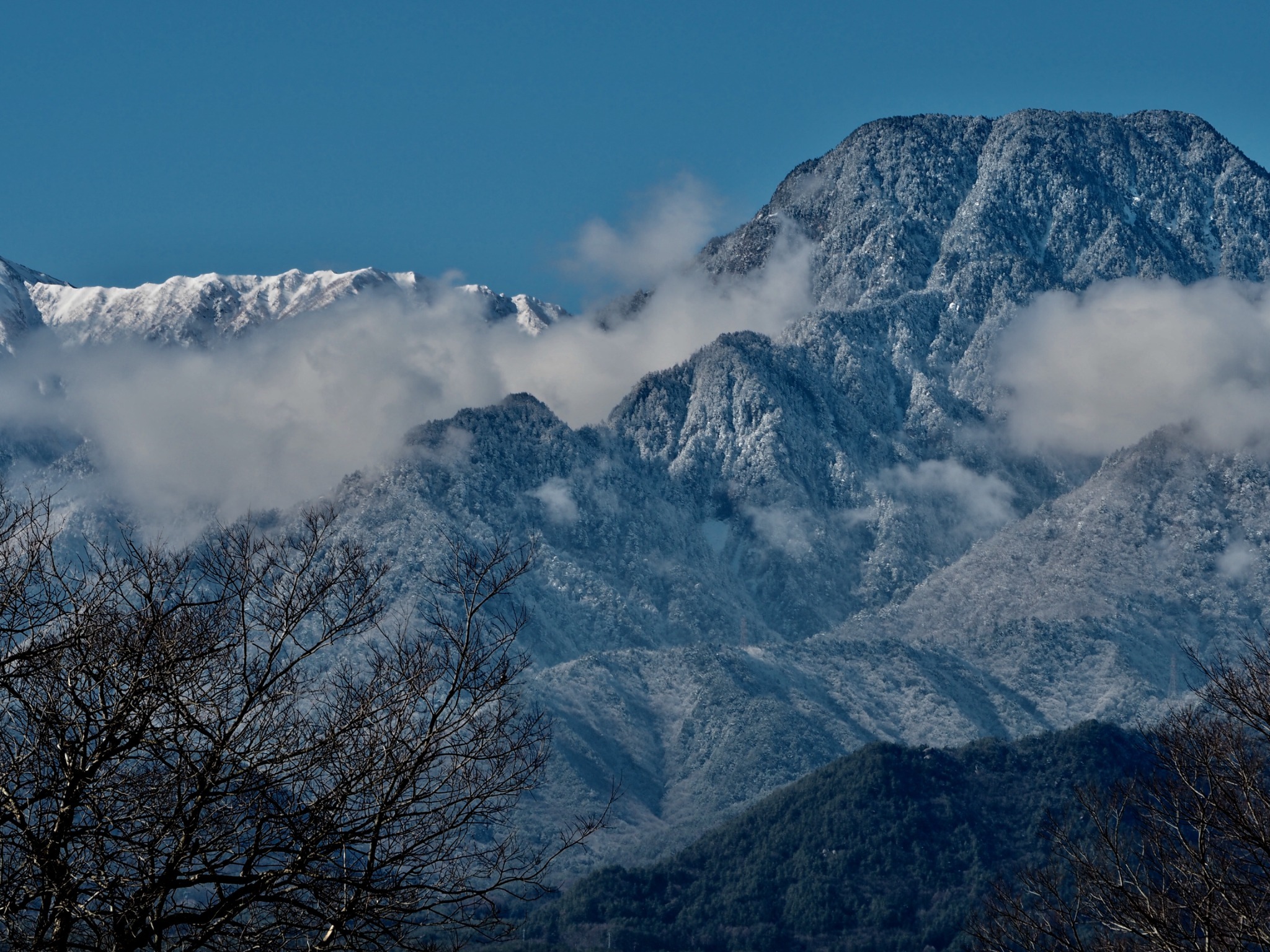 北アルプスの眺めが素晴らしい