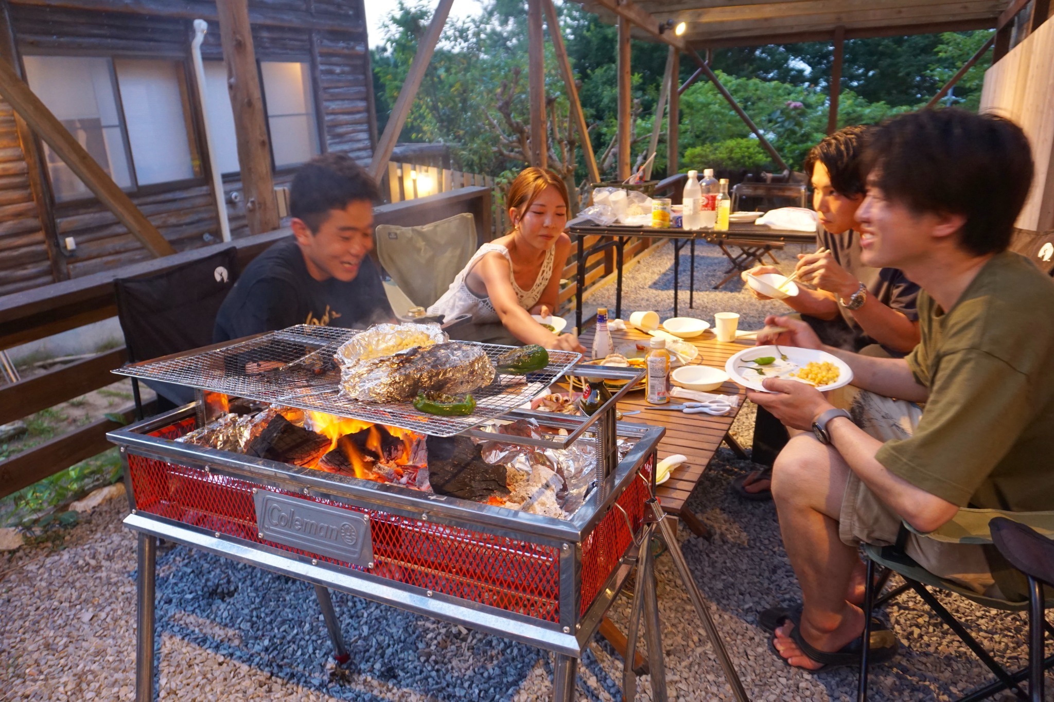 コンロ・イス・テーブルなど無料貸し出し