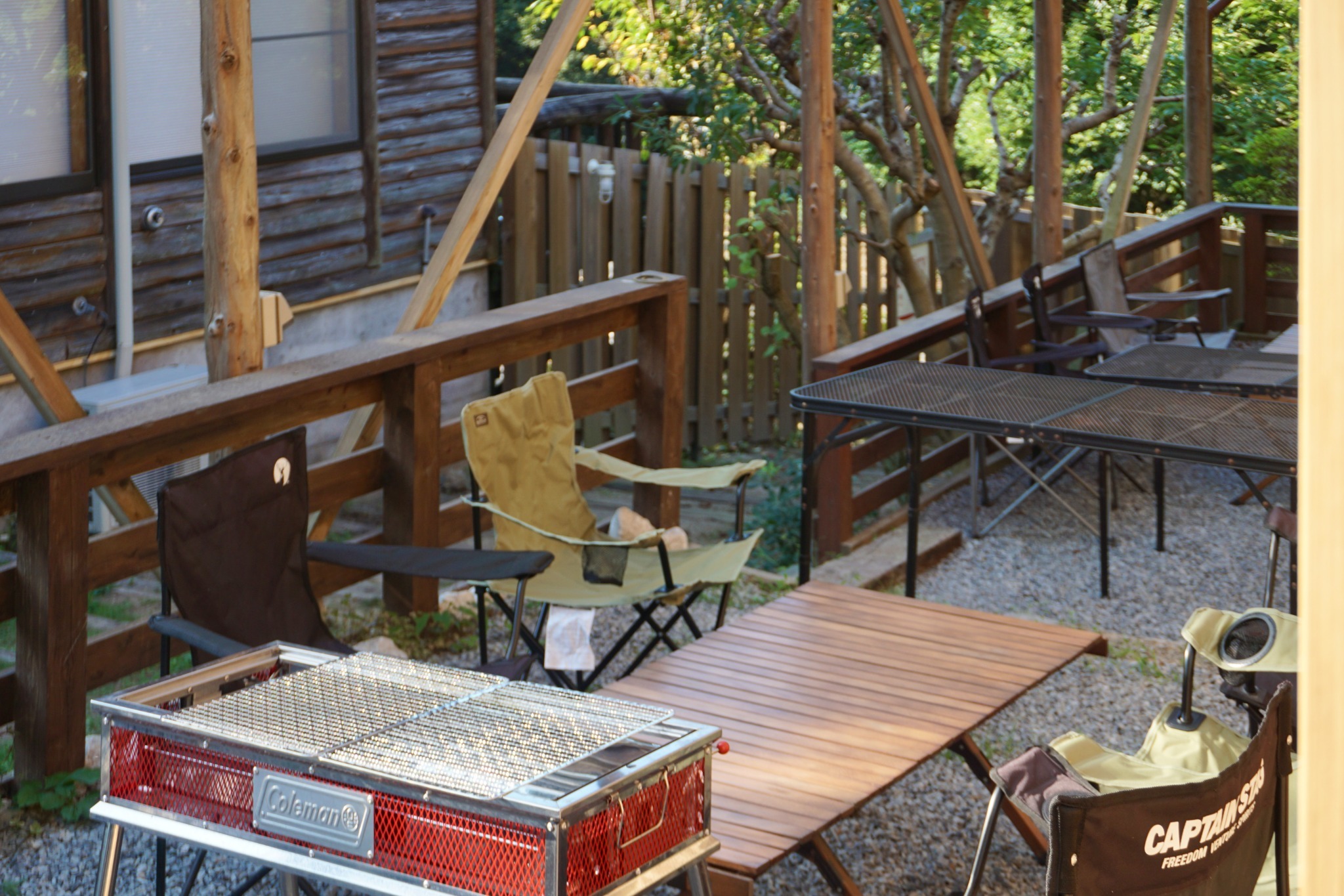 テーブル・イス・コンロなど無料レンタル