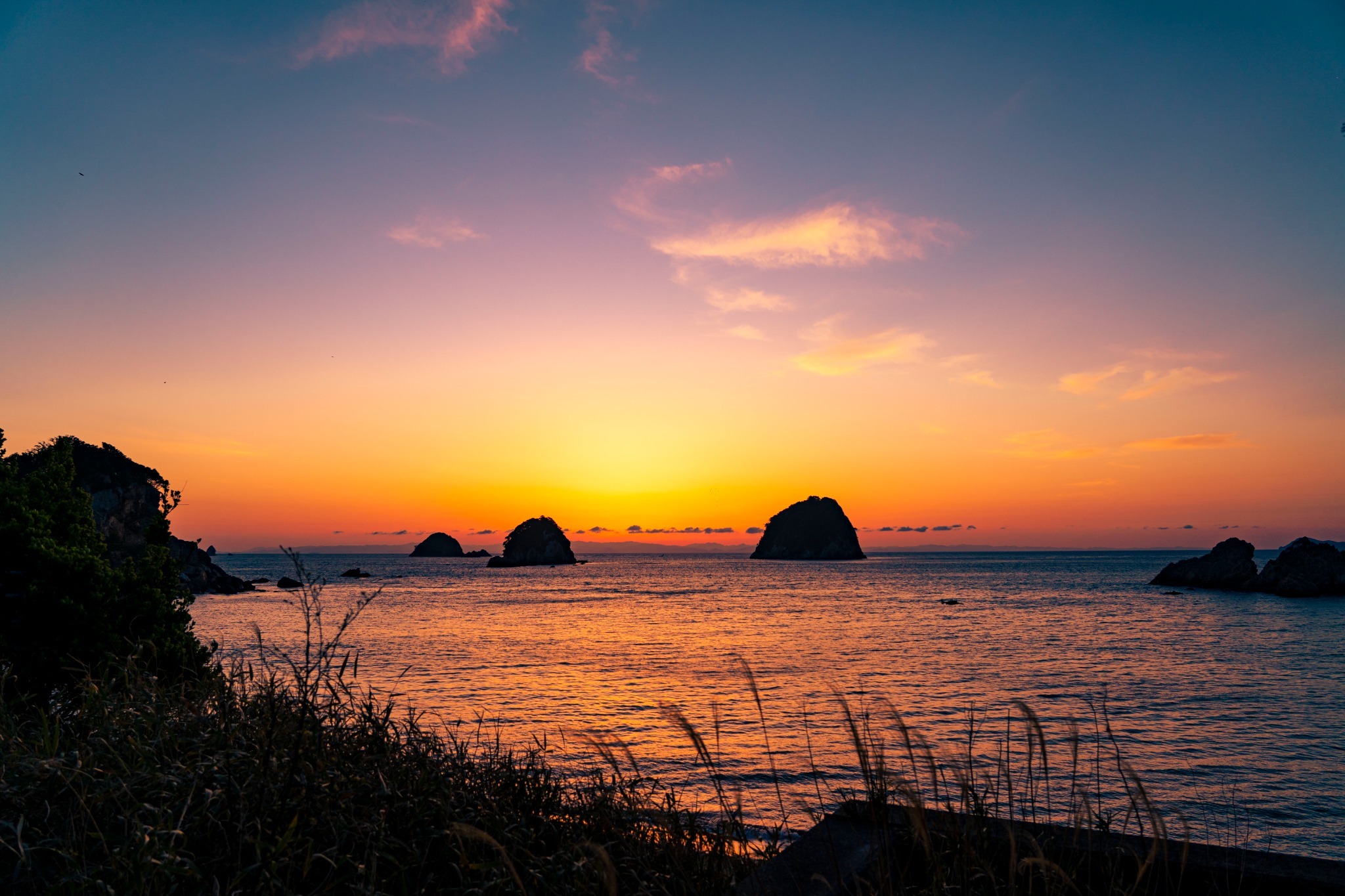 徒歩3分の中林海岸へ散歩