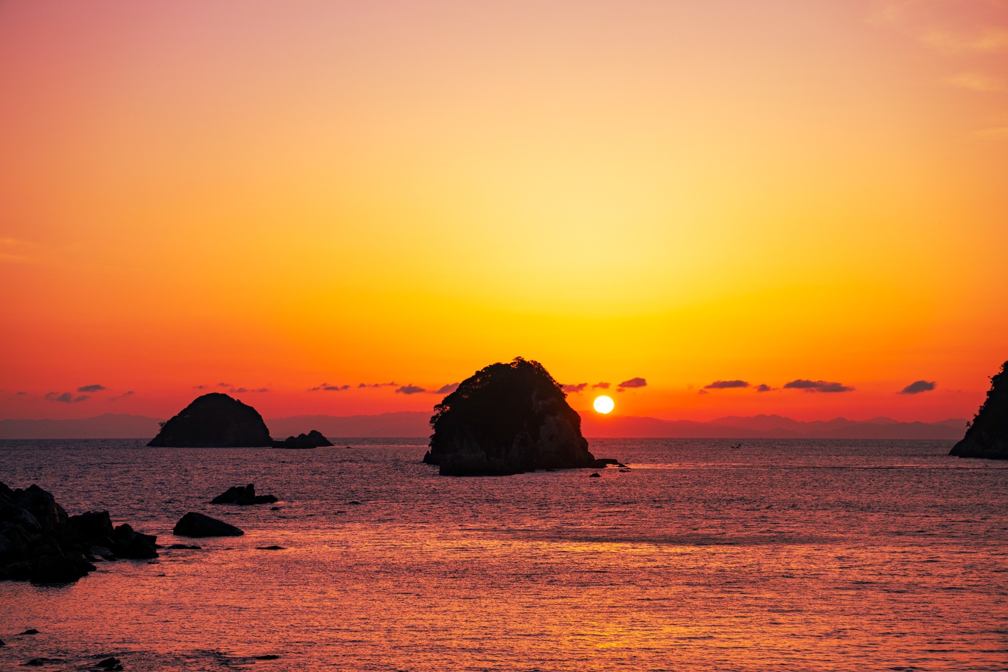 徒歩3分の中林海岸へ散歩