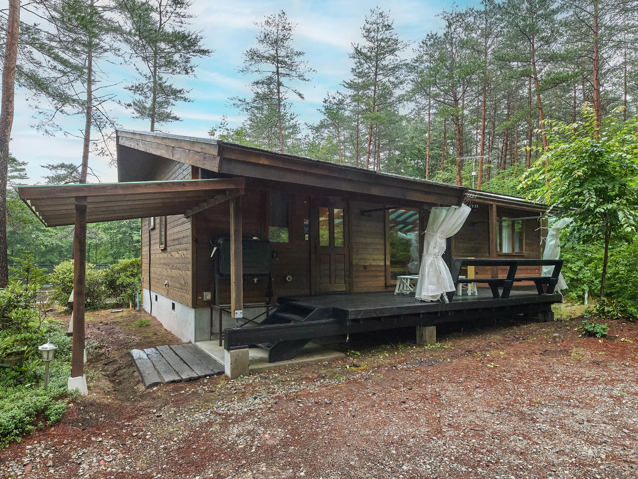 ・【カール】5名様まで宿泊可能。全室ベッドルーム対応のログ調コテージです