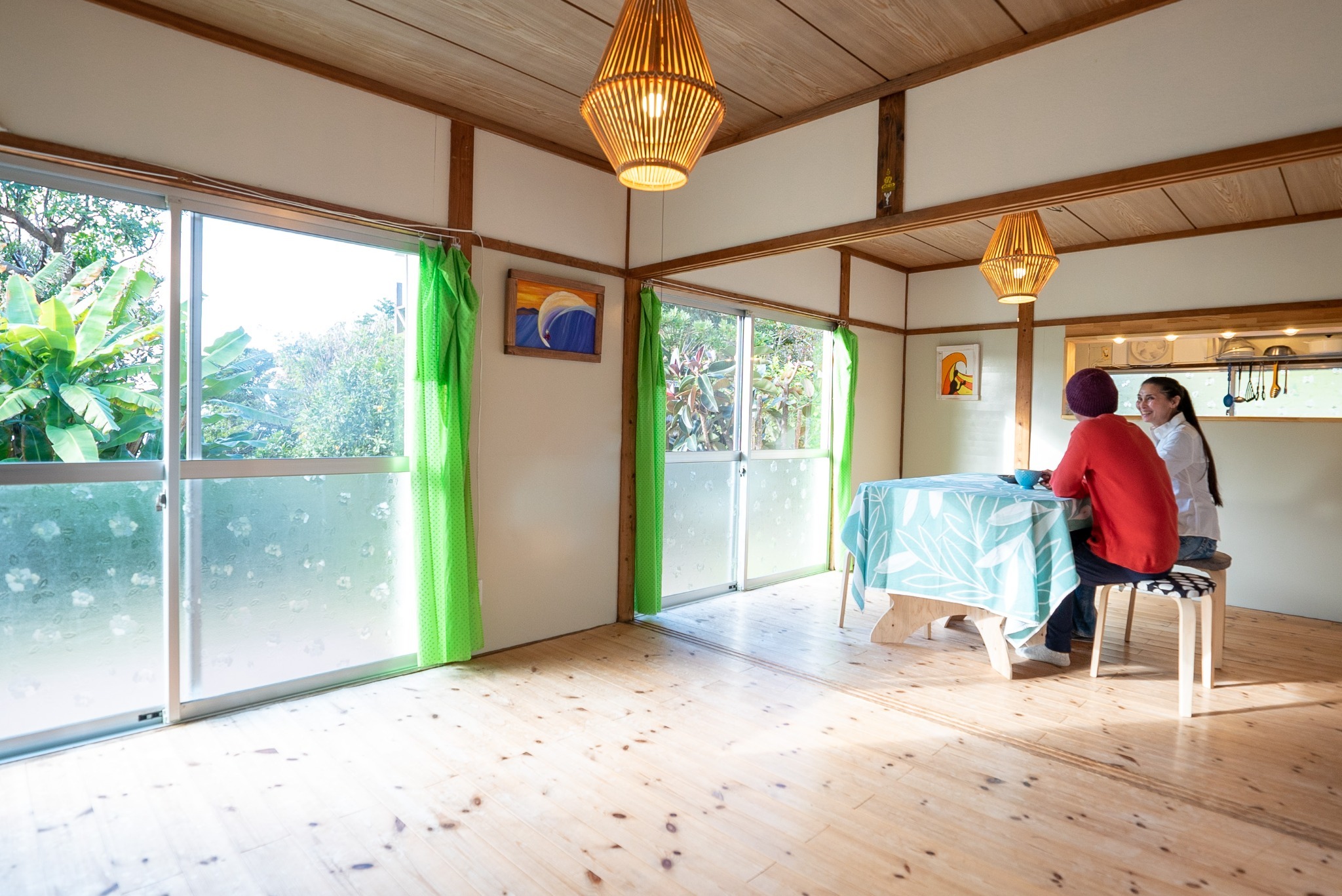 ガーデンビューのリビング The view of guest room. Clean and comfortable.