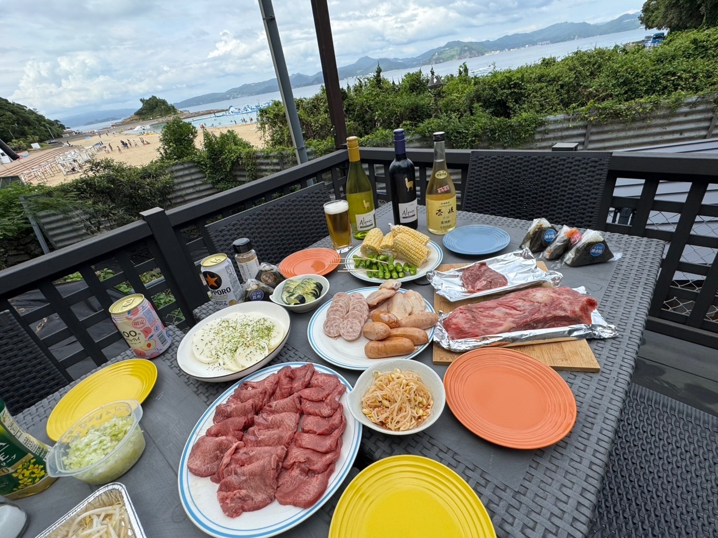 「伊王島ビーチハウス」総檜造りログサウナ付き(定員8名)