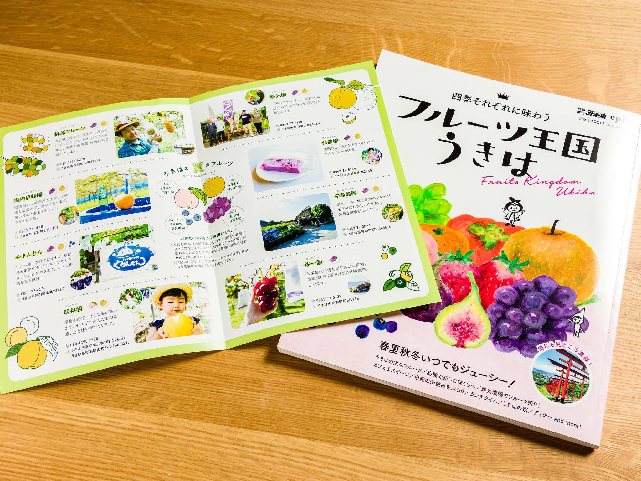 ・近隣では、フルーツ狩りや野菜収穫などの農業体験が可能です