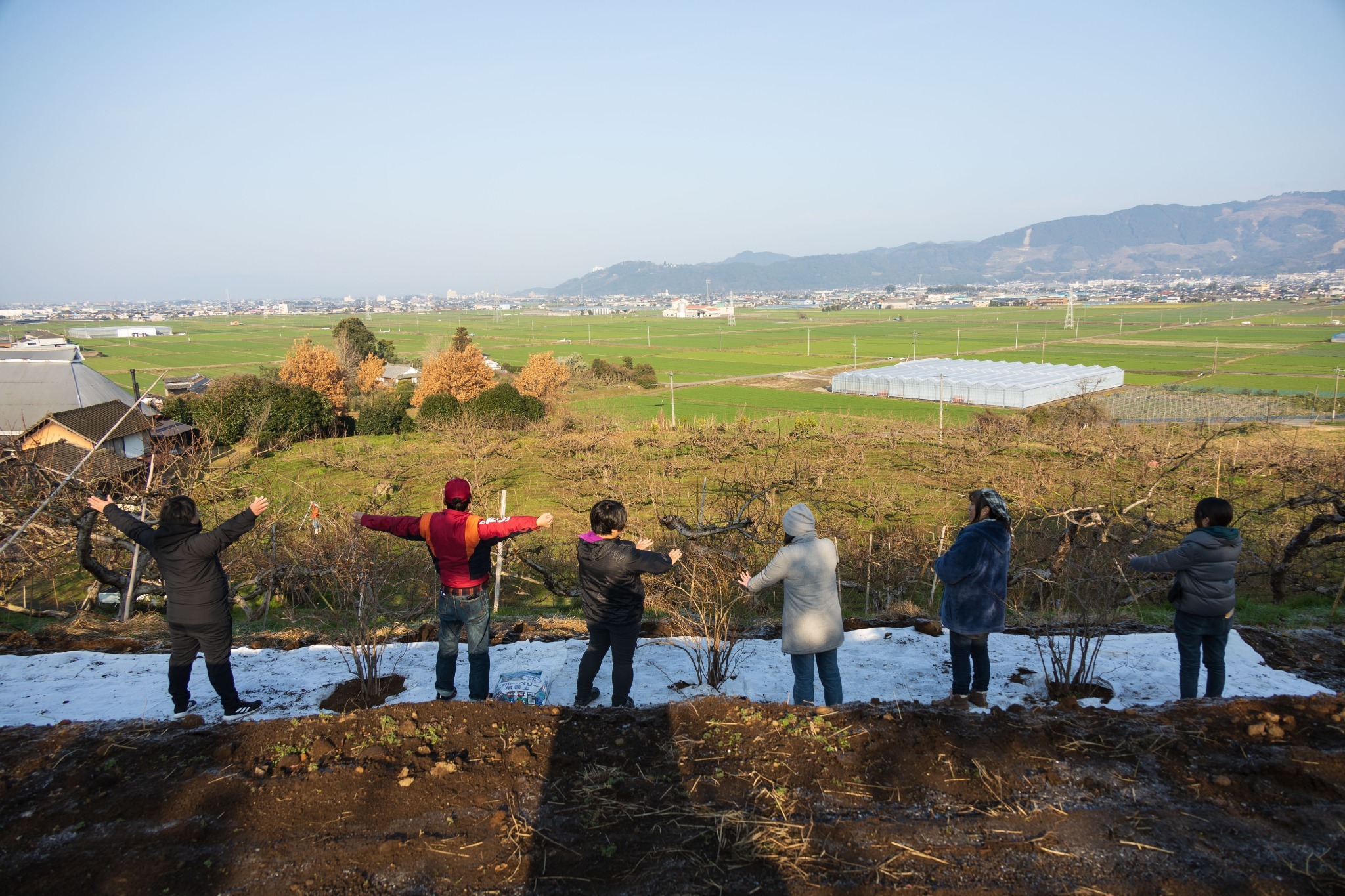 農業体験も気持ちいい♪