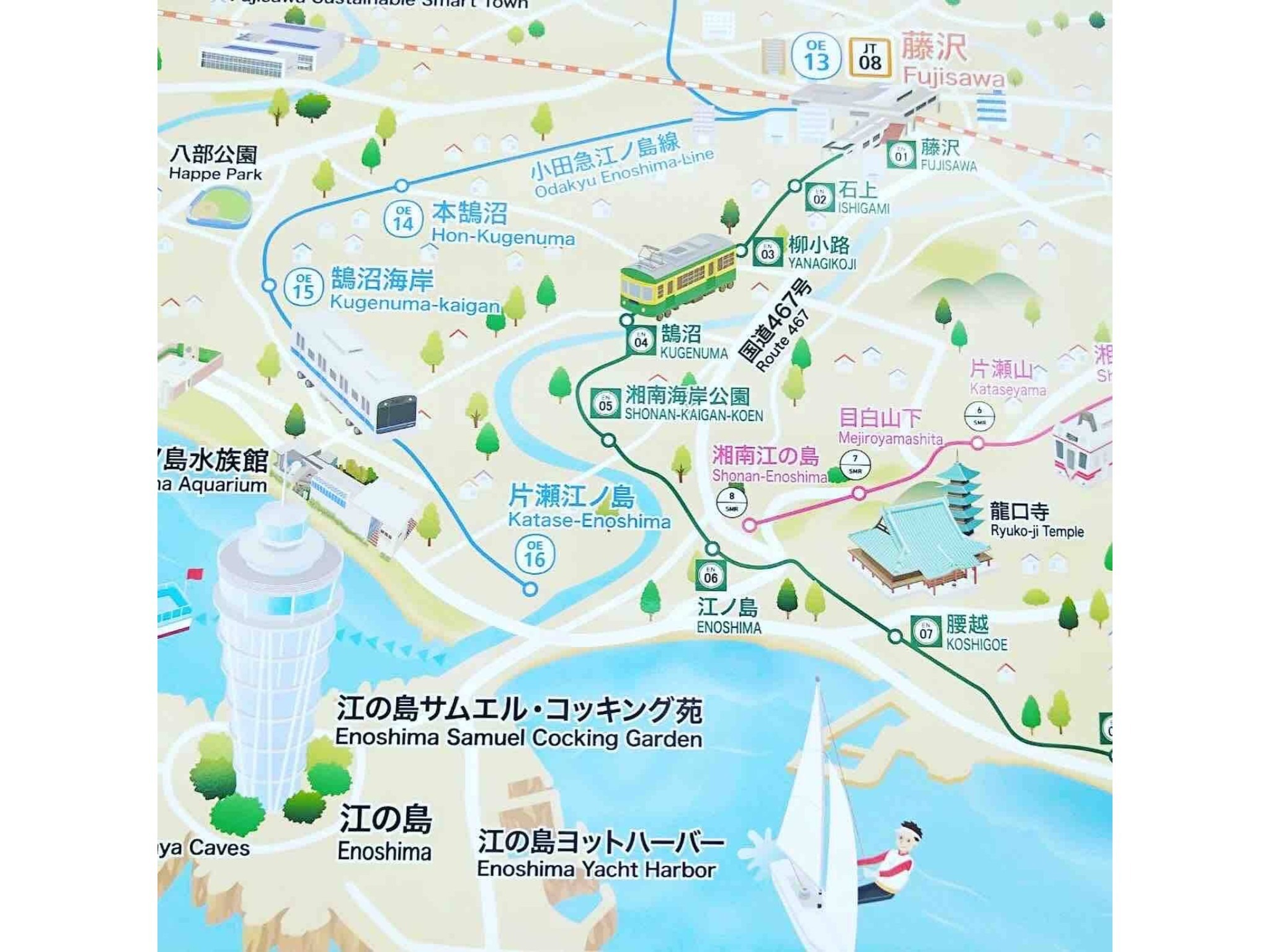 小田急片瀬江ノ島駅から徒歩2分!秋の江ノ島を楽しもう!!︎