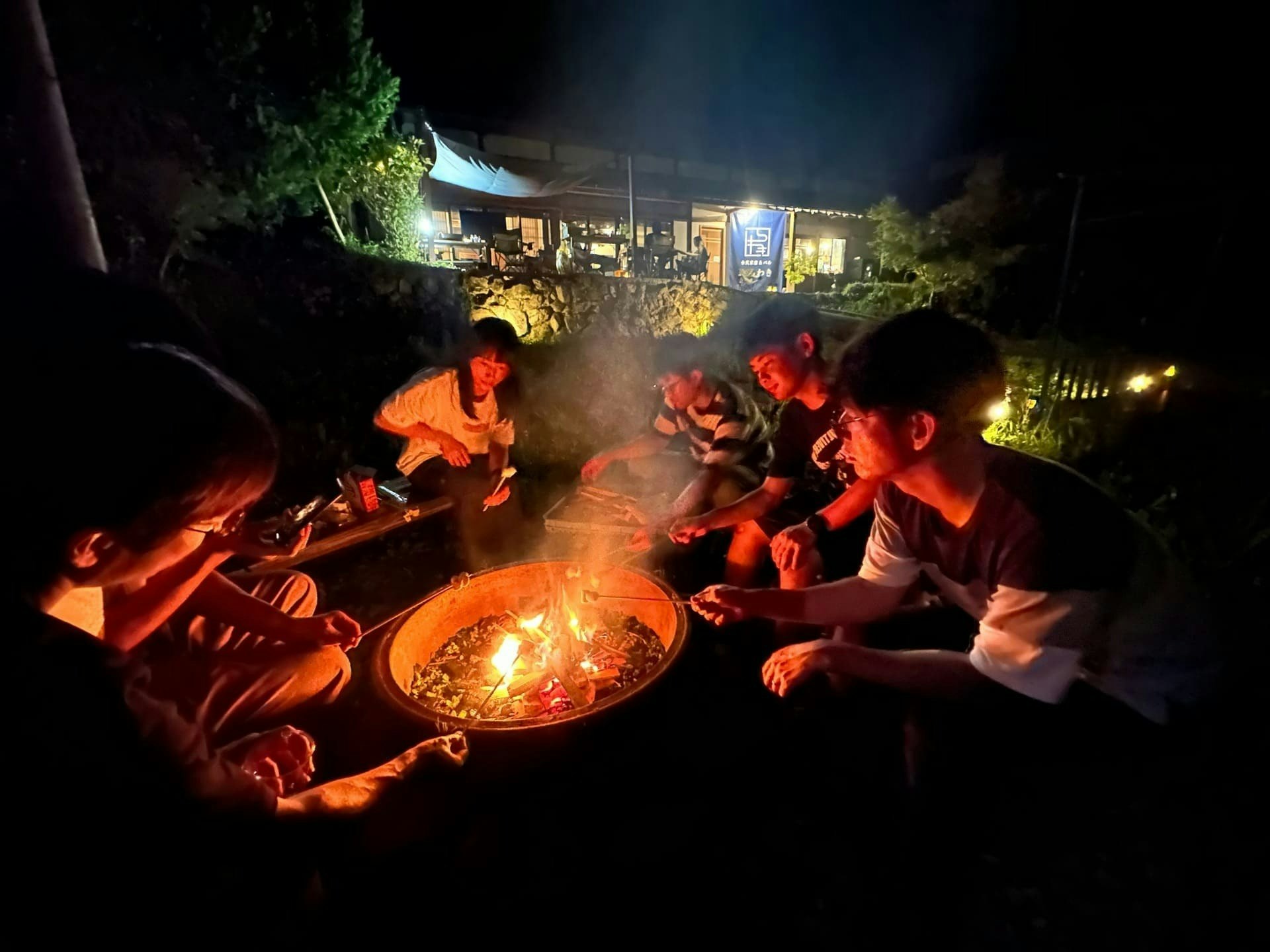 【BBQ・鍋】宿部分貸切!ウェルカムドリンクプレゼント!(夕朝食食材付き)