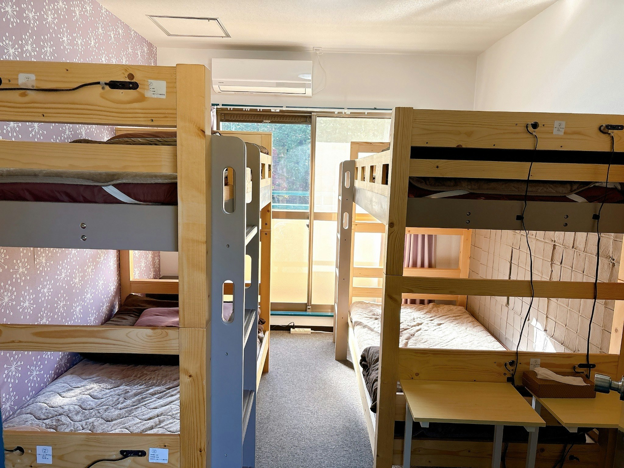 【4人部屋】2段ベット2台