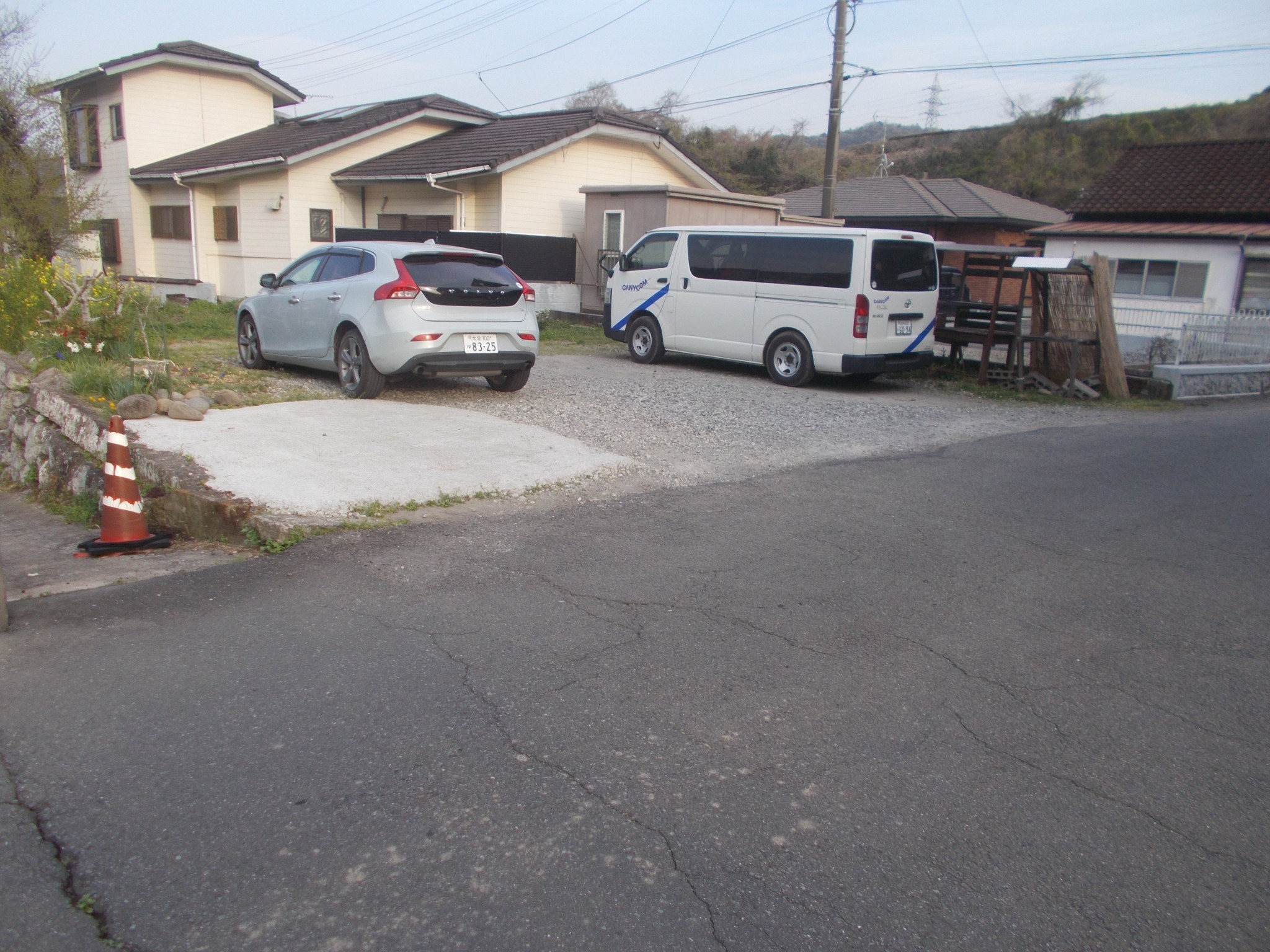 畳の三人収容部屋。