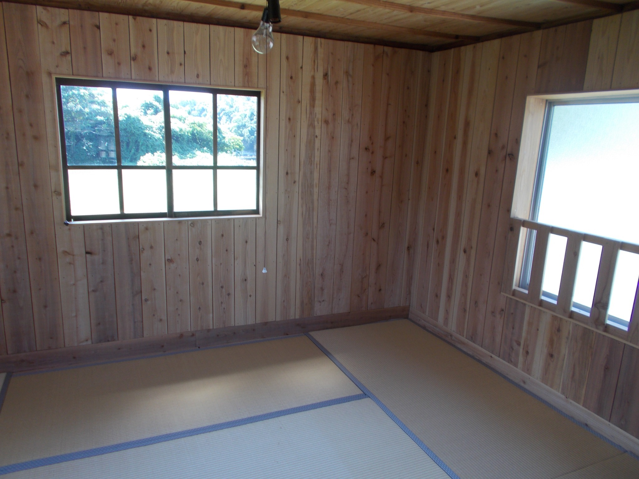 見晴らしの良い畳の部屋