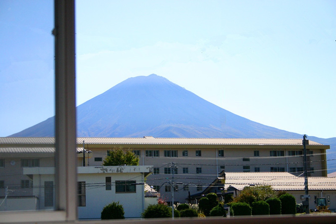 富士山を眺める