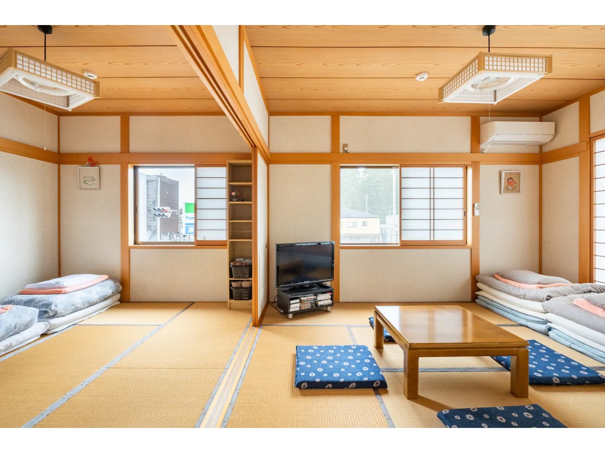 2階の2つ和室は大部屋にもなります。