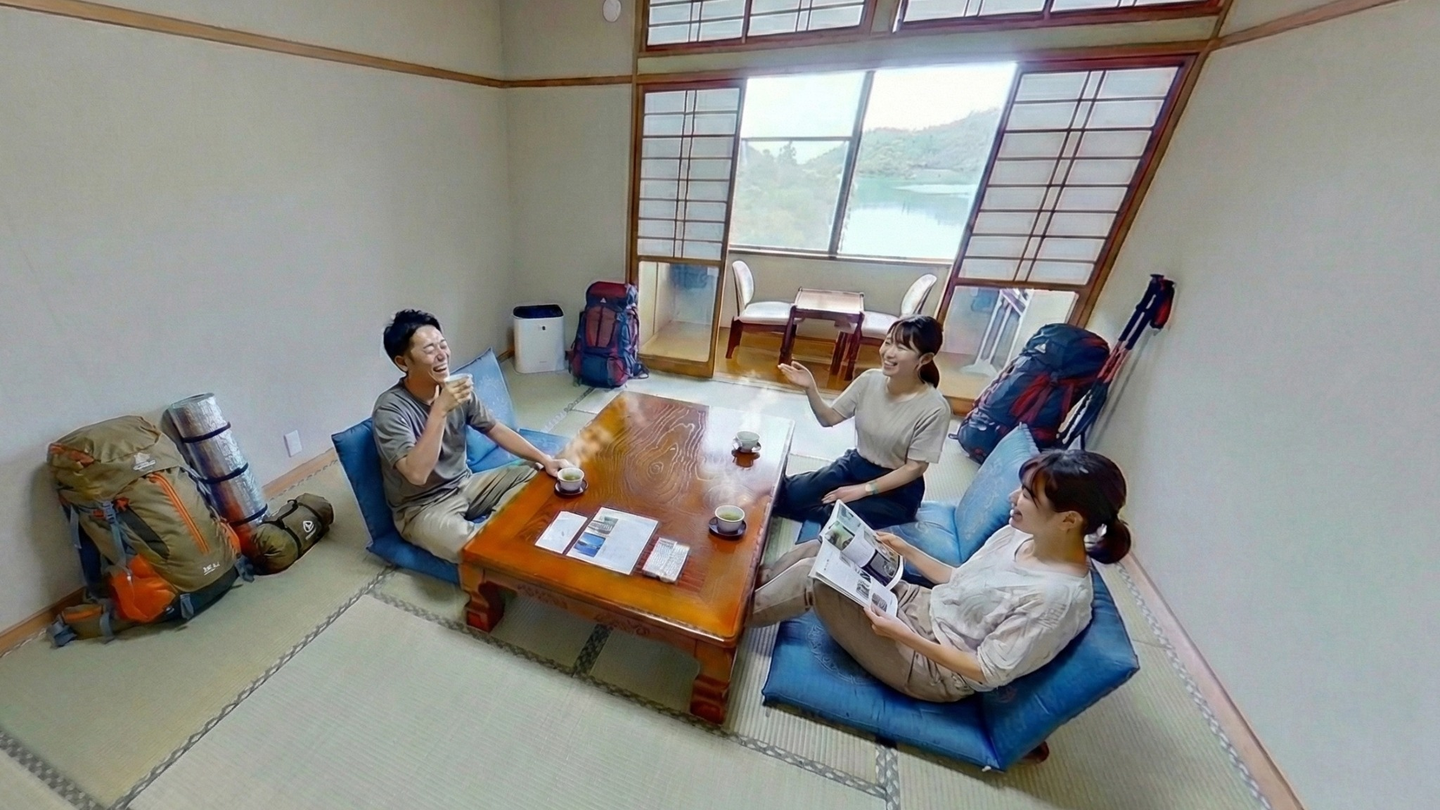 【素泊まり・連泊】雲仙の特等席で暮らす10畳和室/シャワー・トイレ(温泉近隣)&ラウンジ無料【禁煙】