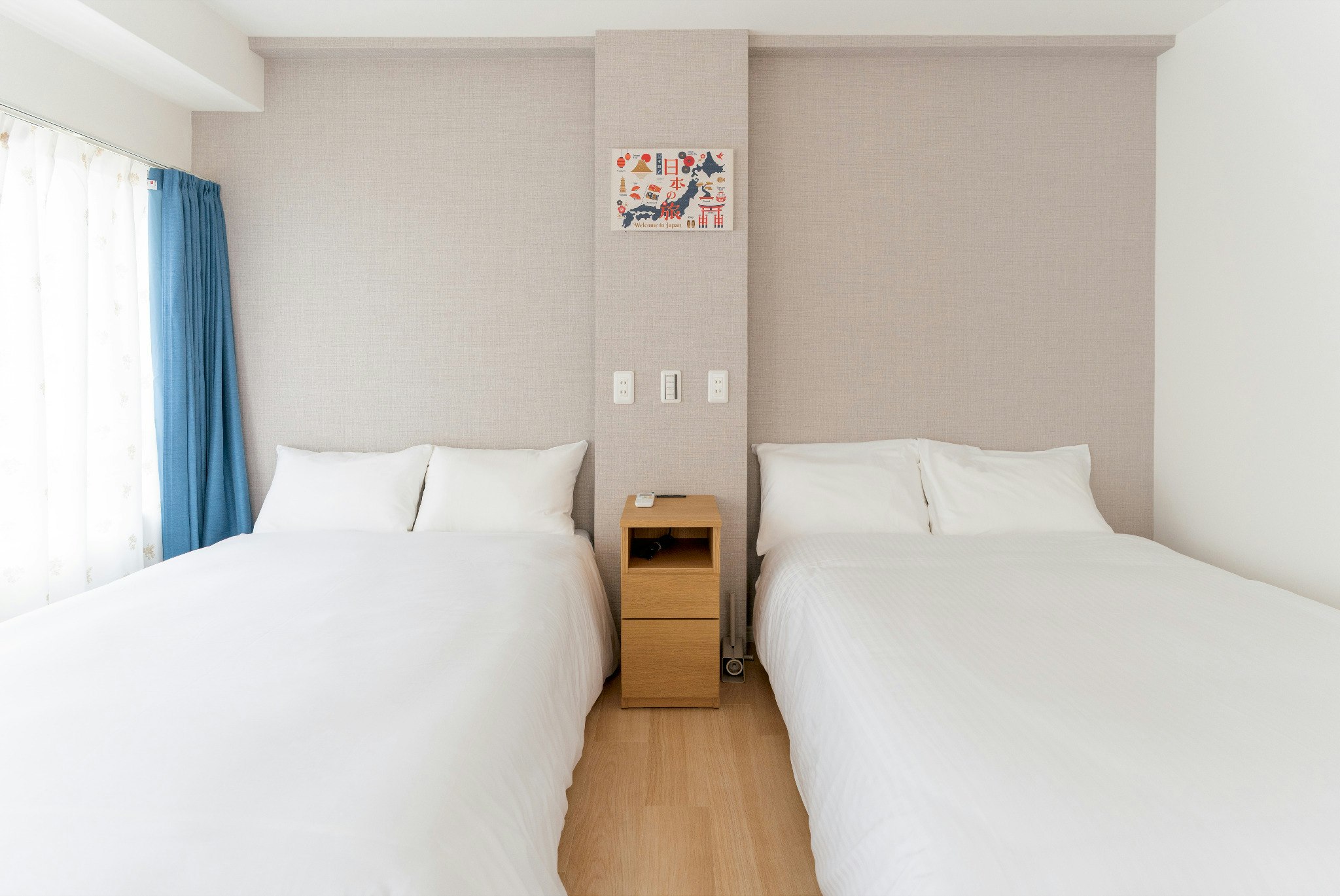 空港バス直通・錦糸町駅近・浅草橋4分・1.2mベッド*2・キッチン・スカイツリー近い