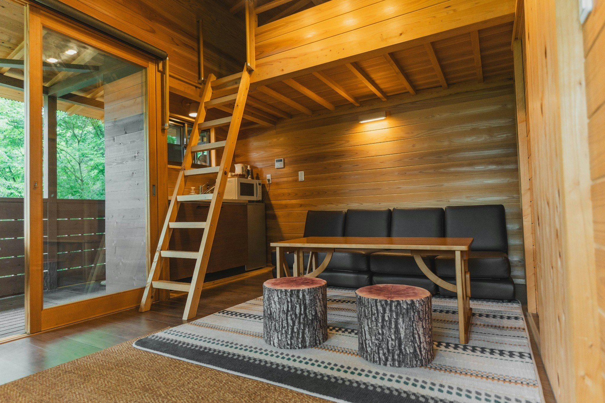 お部屋から雲海が見えるロフト付きコテージ