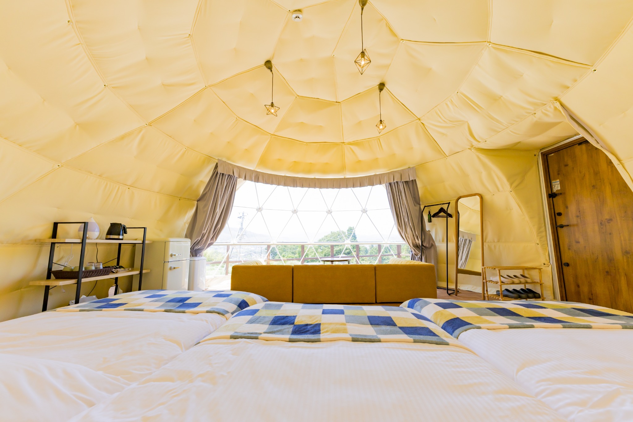 由布院温泉グランピング 風の響き - ⑤貸切露天風呂付ドームテント