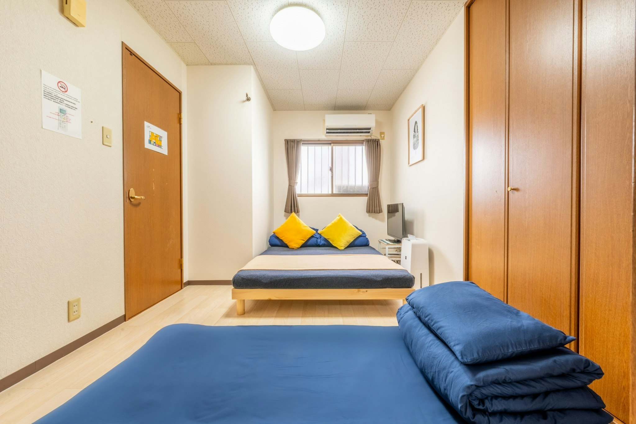 子供歓迎。貸切1DK洋室タイプ!電車4路線利用可。関西空港/なんば/梅田直通。DT01