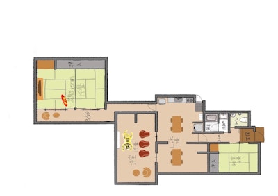 中山道 鸛雀庵 KANJYAKU-AN - 【1棟貸】広々120平米 〜花魁room〜 岐阜