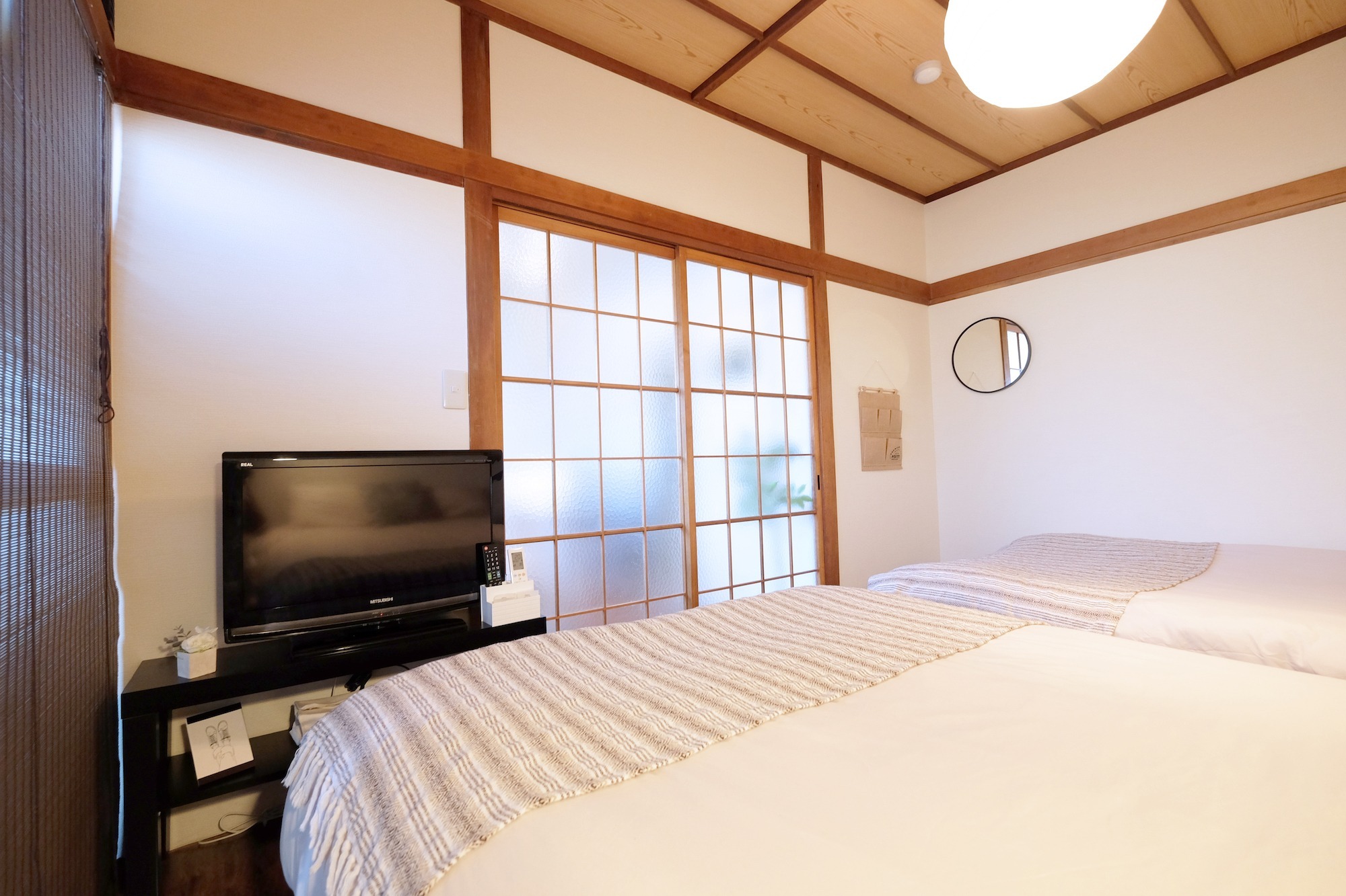 【夢の舎#208】ダブルベッド2台|吉祥寺駅、井の頭公園徒歩4分|ジブリ美術館、新宿渋谷直通