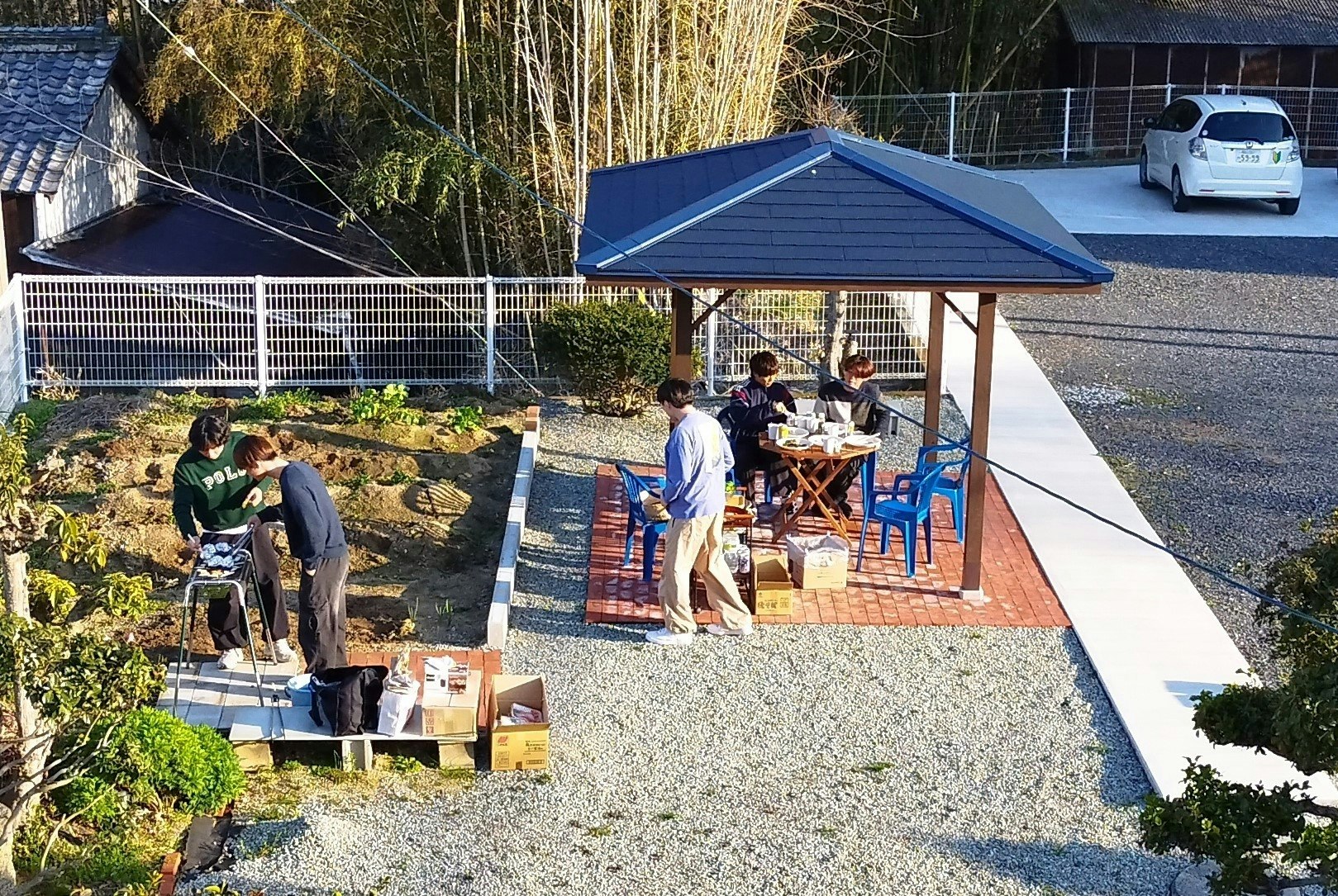 紫雲出山の麓で海迄徒歩5分、250坪の戸建&日本庭園で焚き火OK 1階和室他,居間,台所も貸切OK