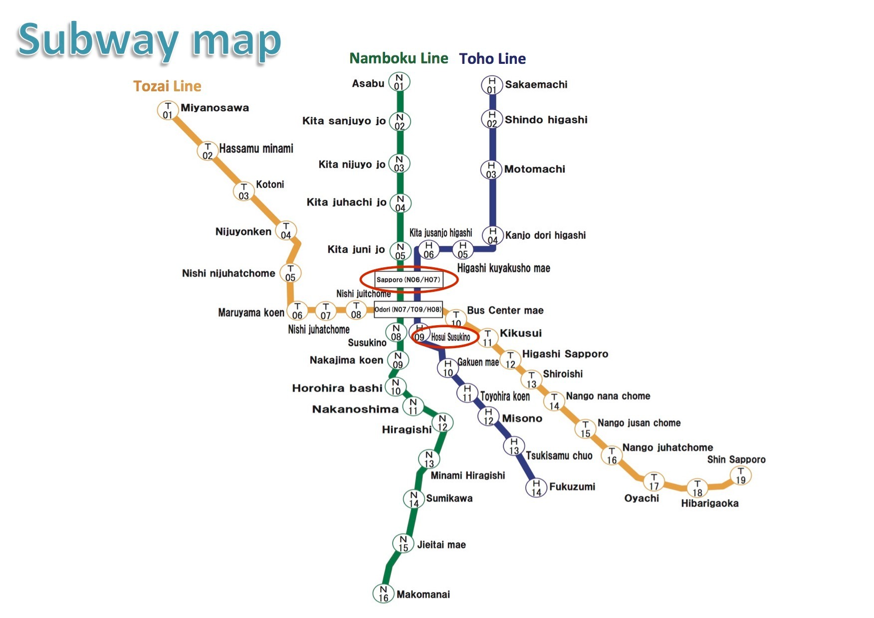 Subway map