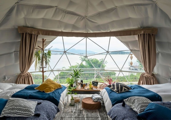 グランピングベースIZUMO（湖畔の温泉宿くにびき） - ▽【4名様】気軽