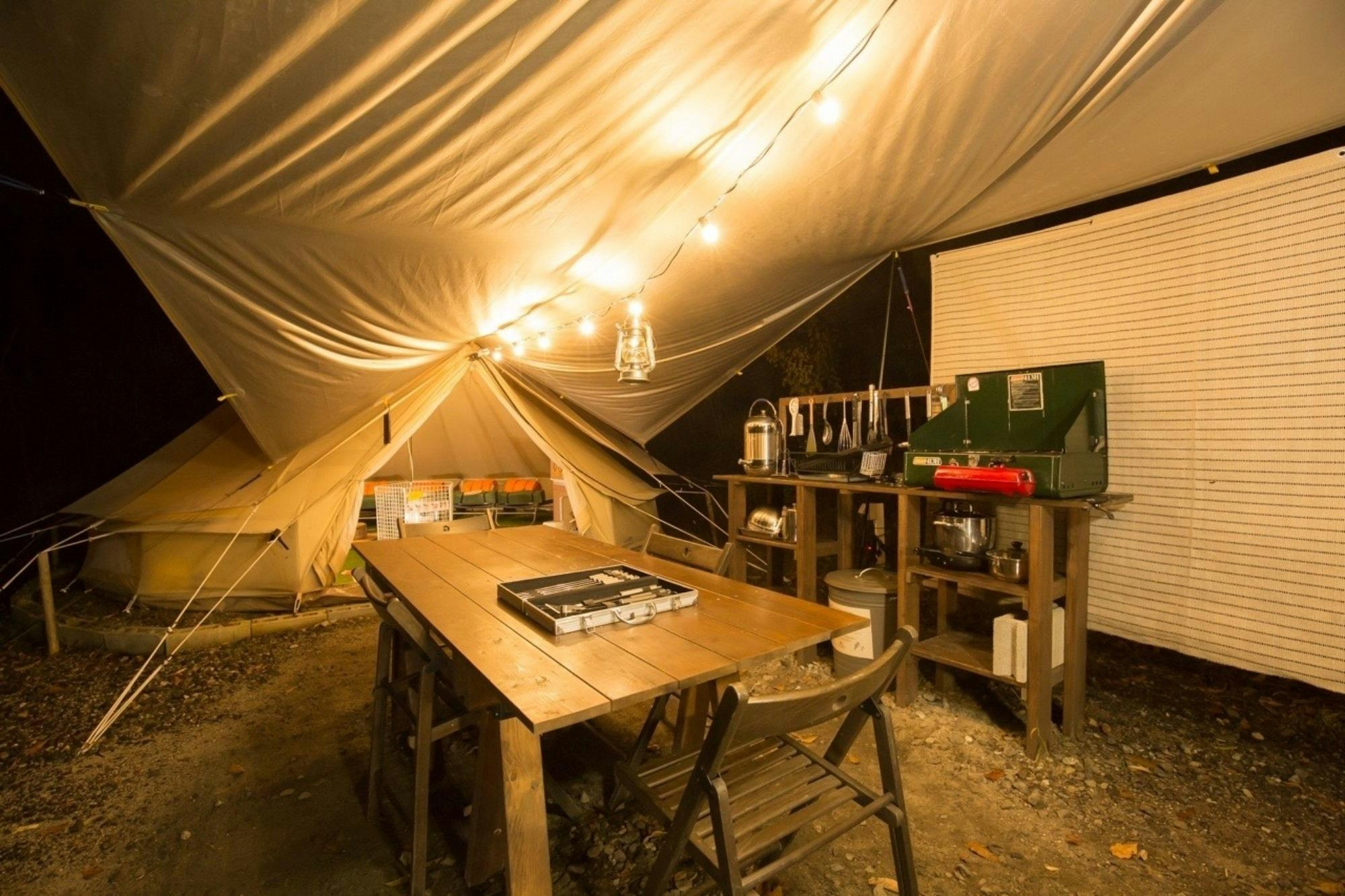 ★冬のグランピングプランBサイト★ 最もプライベート感のある12畳2〜5名様