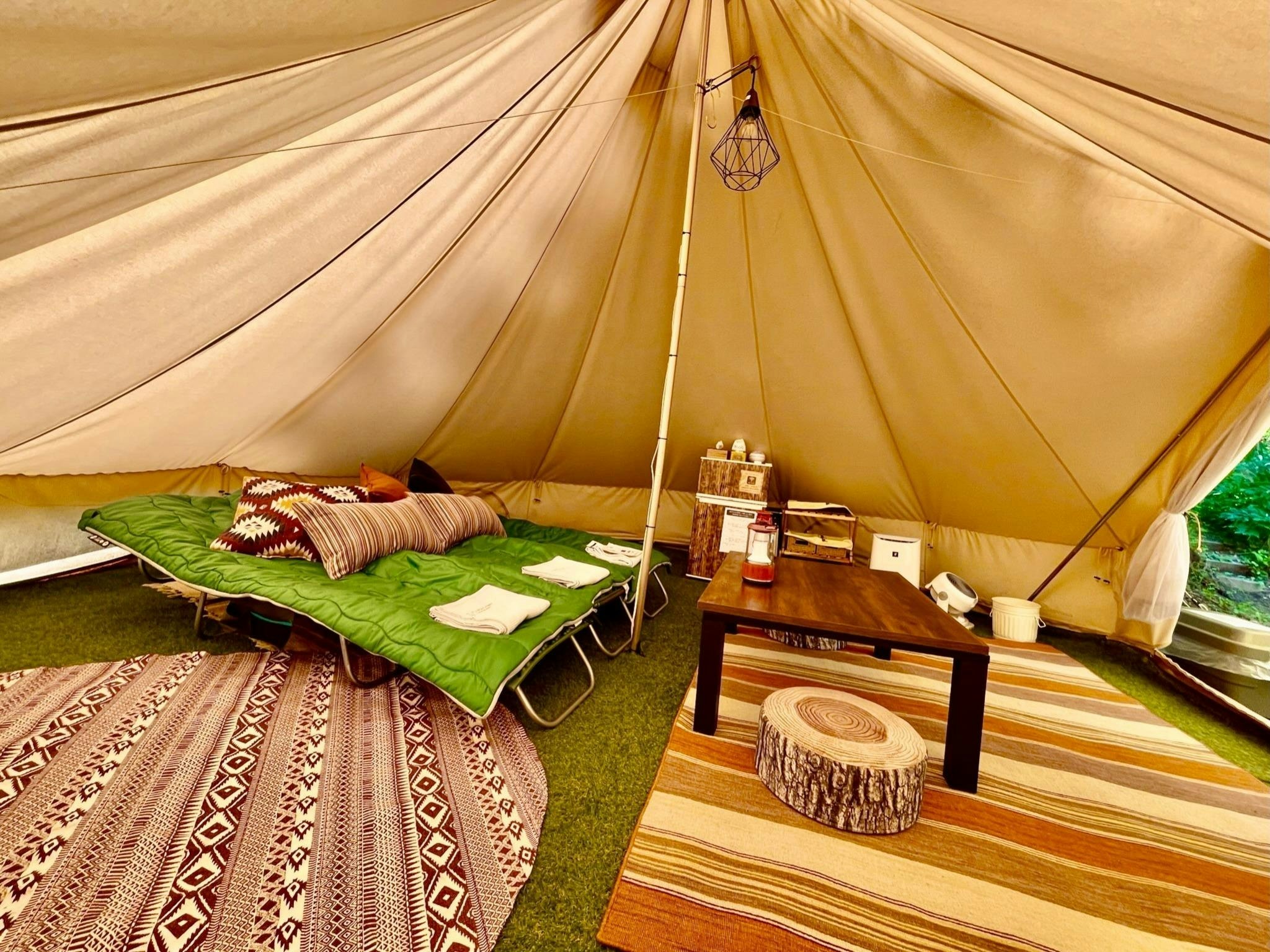 ★冬のグランピングプランBサイト★ 最もプライベート感のある12畳2〜5名様