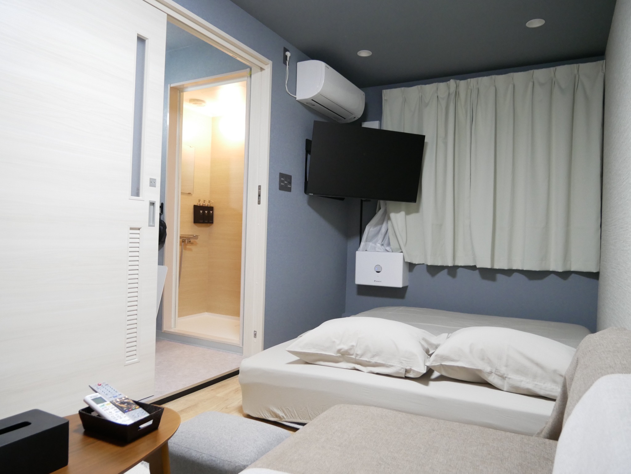 102室《 HOOD 宿+個室サウナ併設※別途料金 》奄美市中心地にあり繁華街へもアクセスしやすい