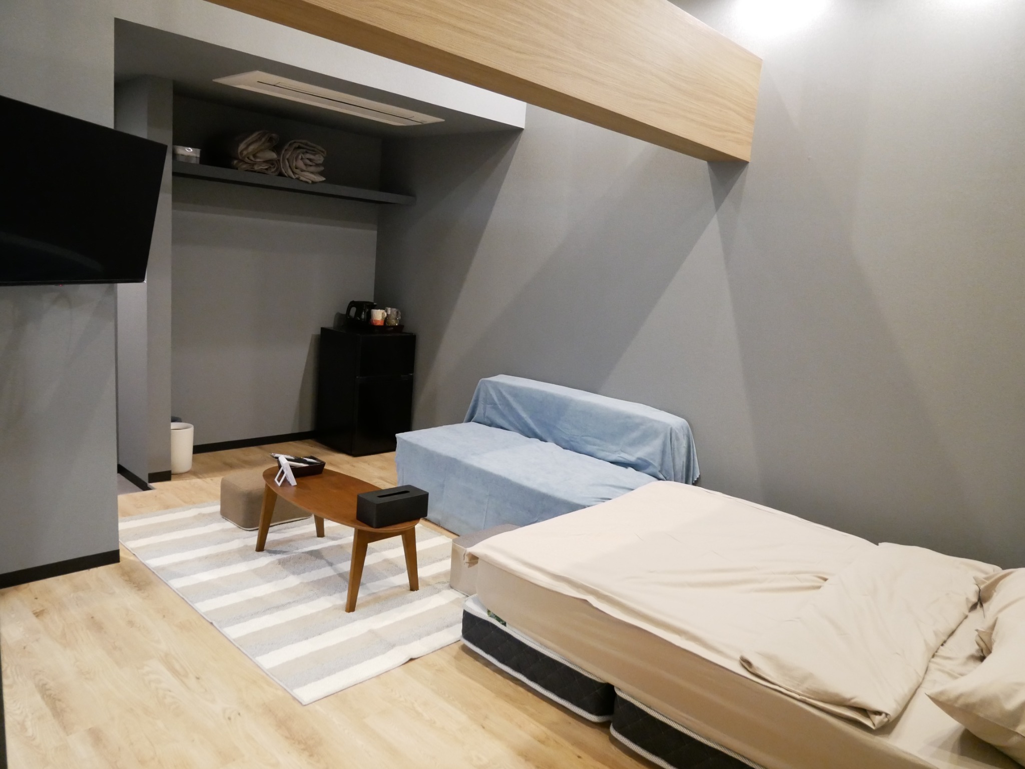 201室《 HOOD 宿+個室サウナ併設※別途料金 》奄美市中心地にあり繁華街へもアクセスしやすい