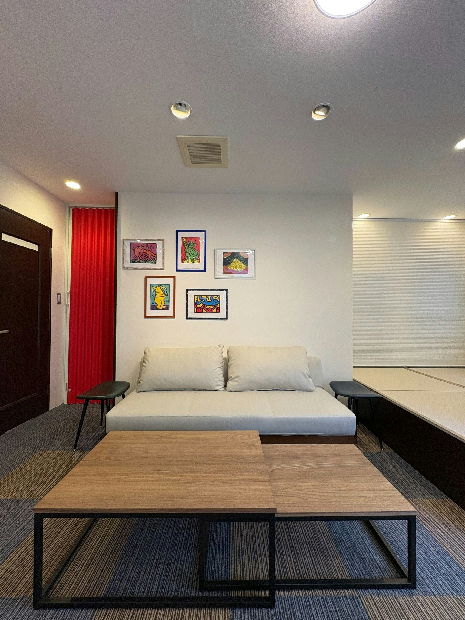 ★202号室★改装2025.Relax-1R46m2☆駐車場1台無料!最大7名様☆天文館徒圏内