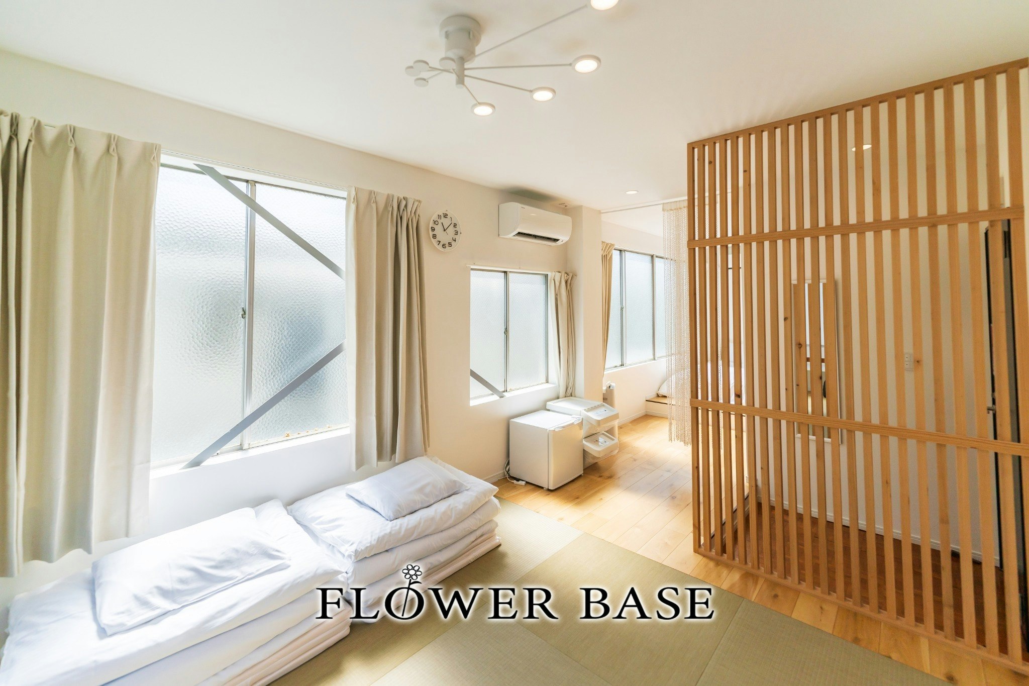 【2連泊 30%OFF SALE】Flower Base Lily white 福岡ドームが目の前!