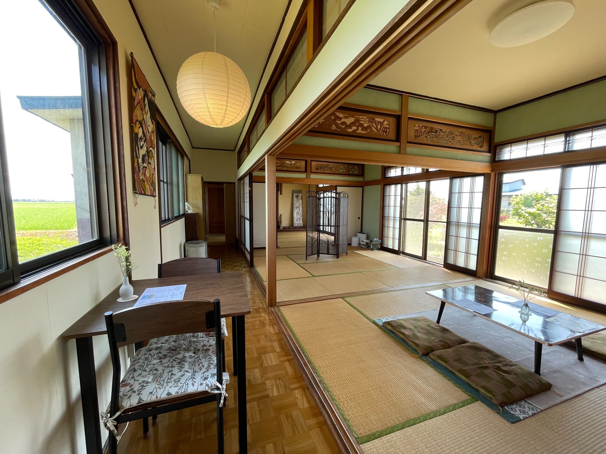 【6月限定|朝食つきおひとり貸切プラン】静かな田んぼ時間&温泉券つき(希望者)