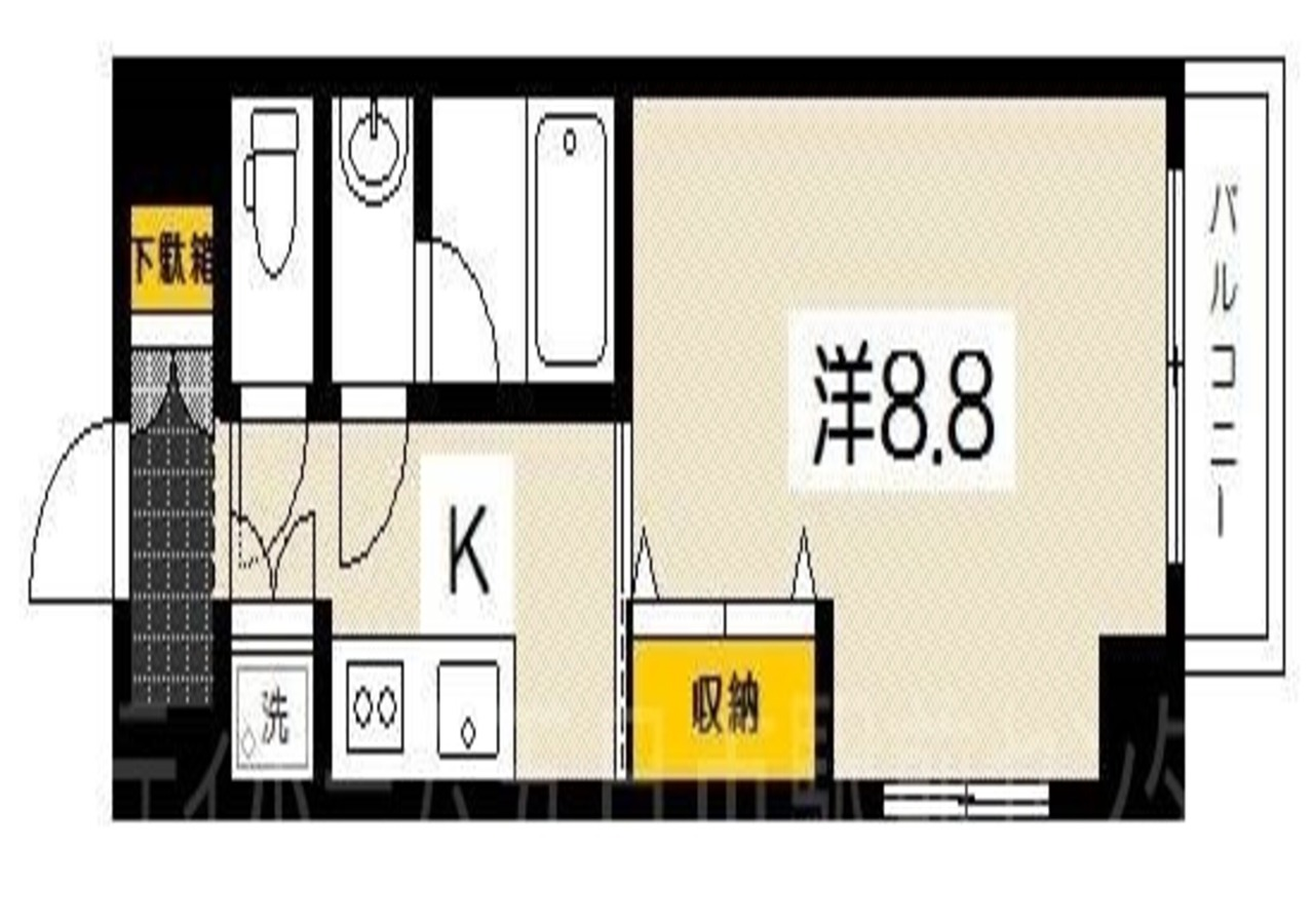 501号室(ダブルルーム:1名様~2名様のお部屋)