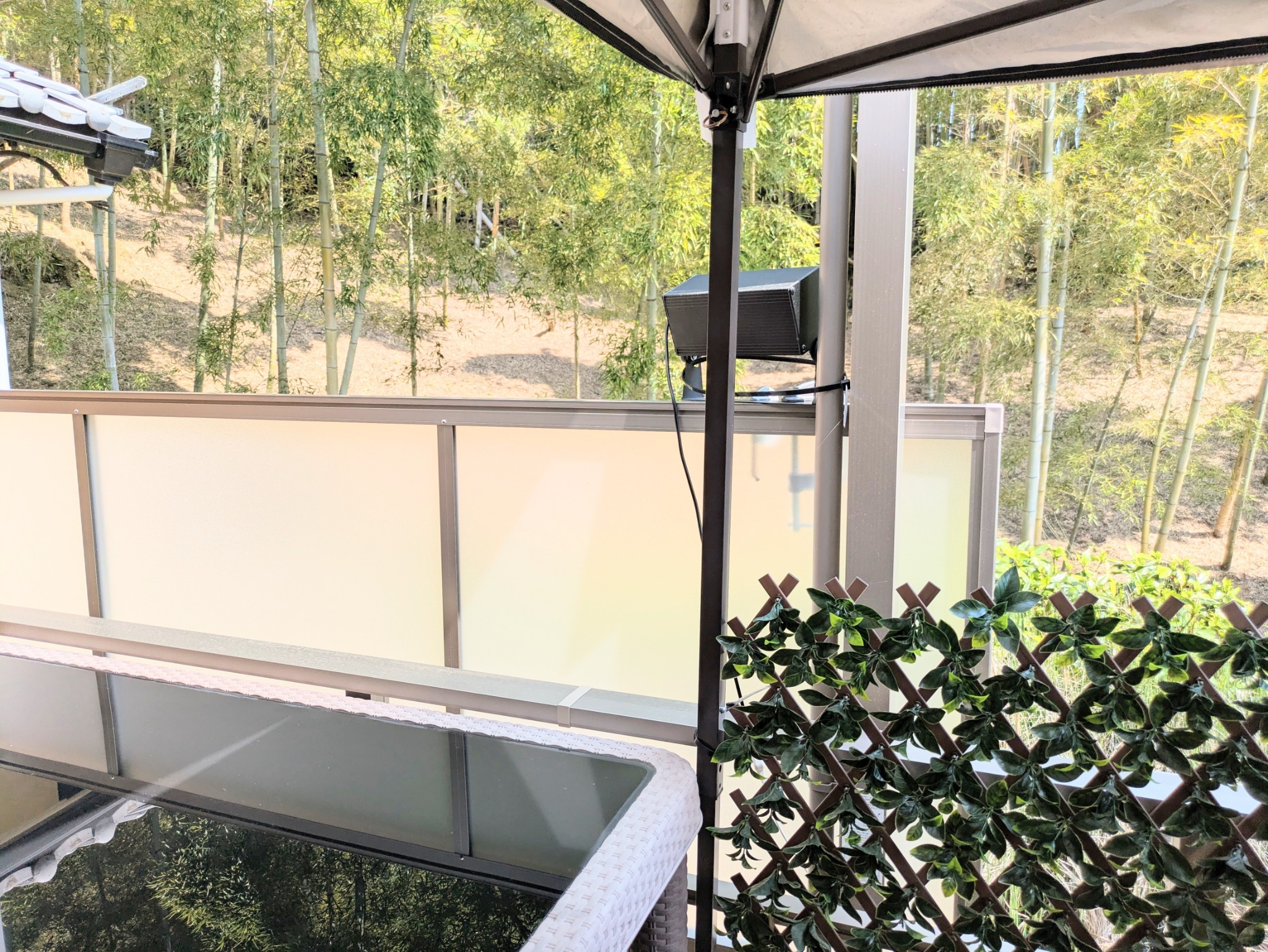 美しい景色を見ながらごゆっくりどうぞ