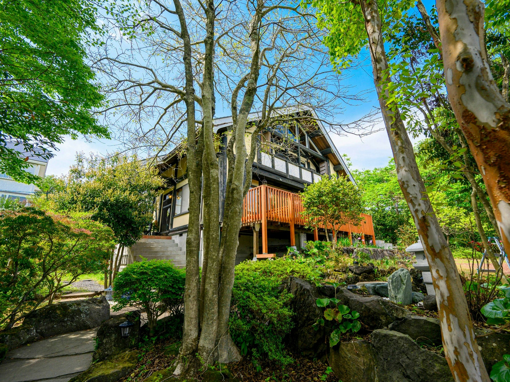【禁煙】地元静岡で育った杉材・天城杉の極太丸太で建てたログハウス(12名様まで可)