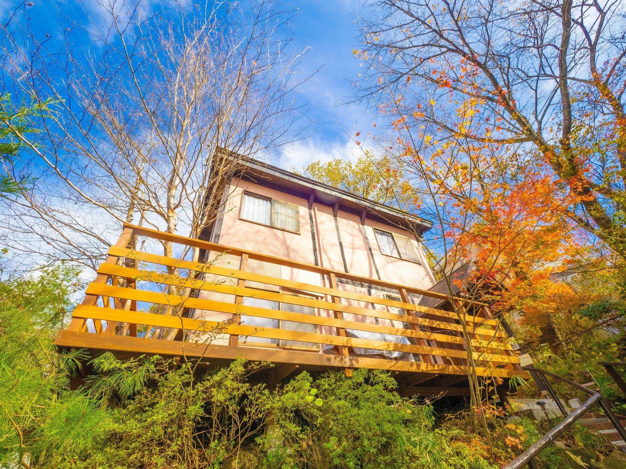 美~Nasu、那須の中心地、大人数(12名)、デッキでのBBQ