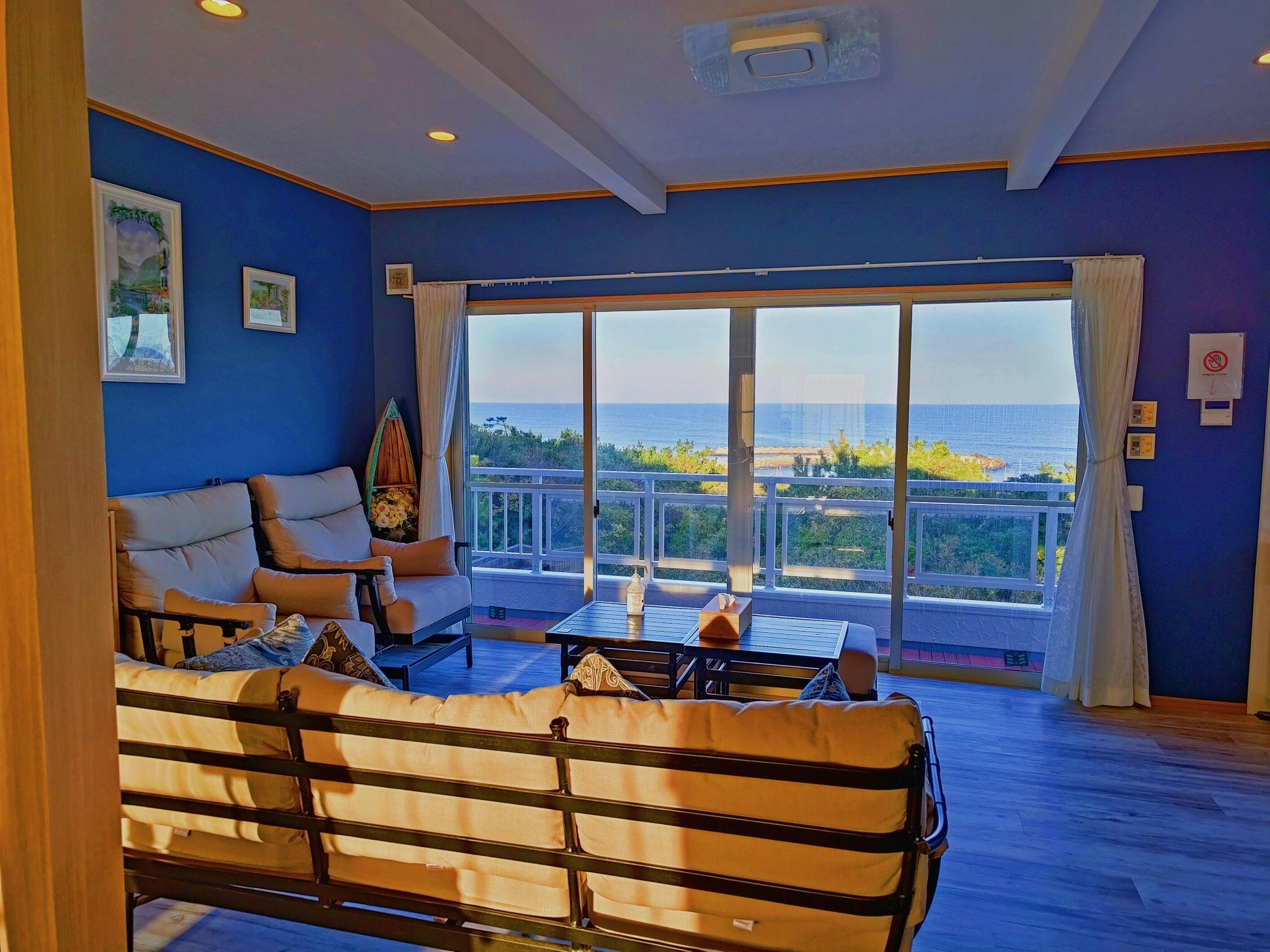 パーティーができるビーチハウス.海まで1分.一棟貸切.屋外犬可.Qiao105