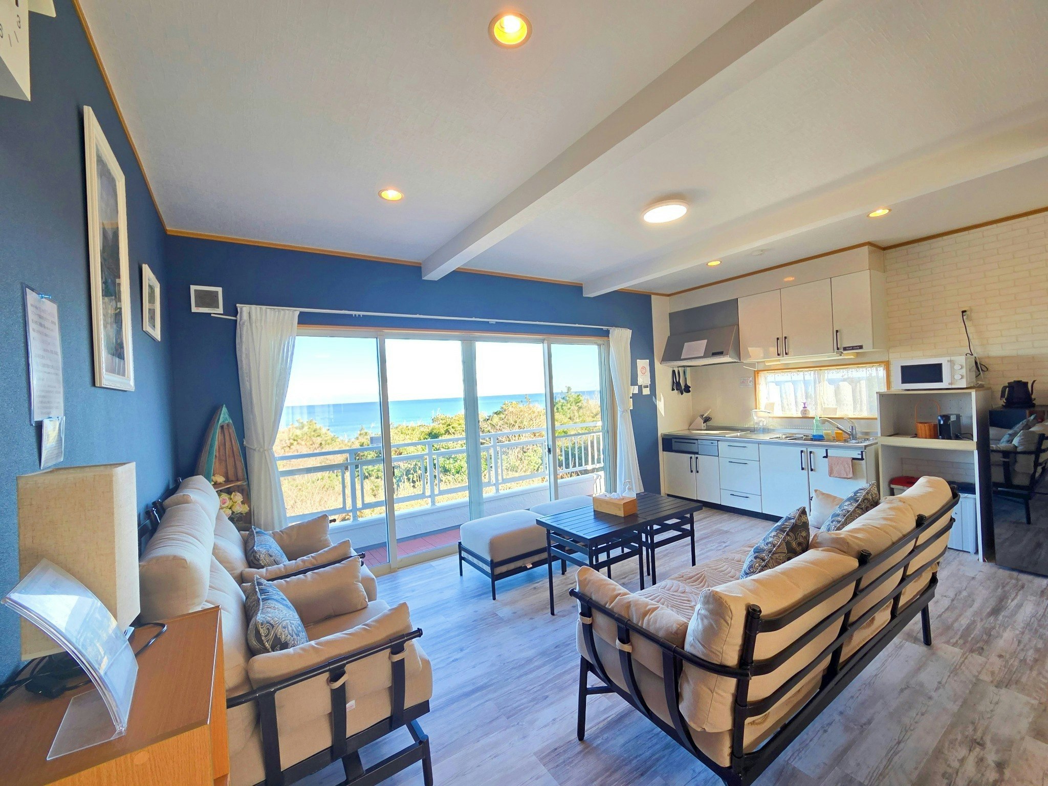 パーティーができるビーチハウス.海まで1分.一棟貸切.屋外犬可.Qiao105