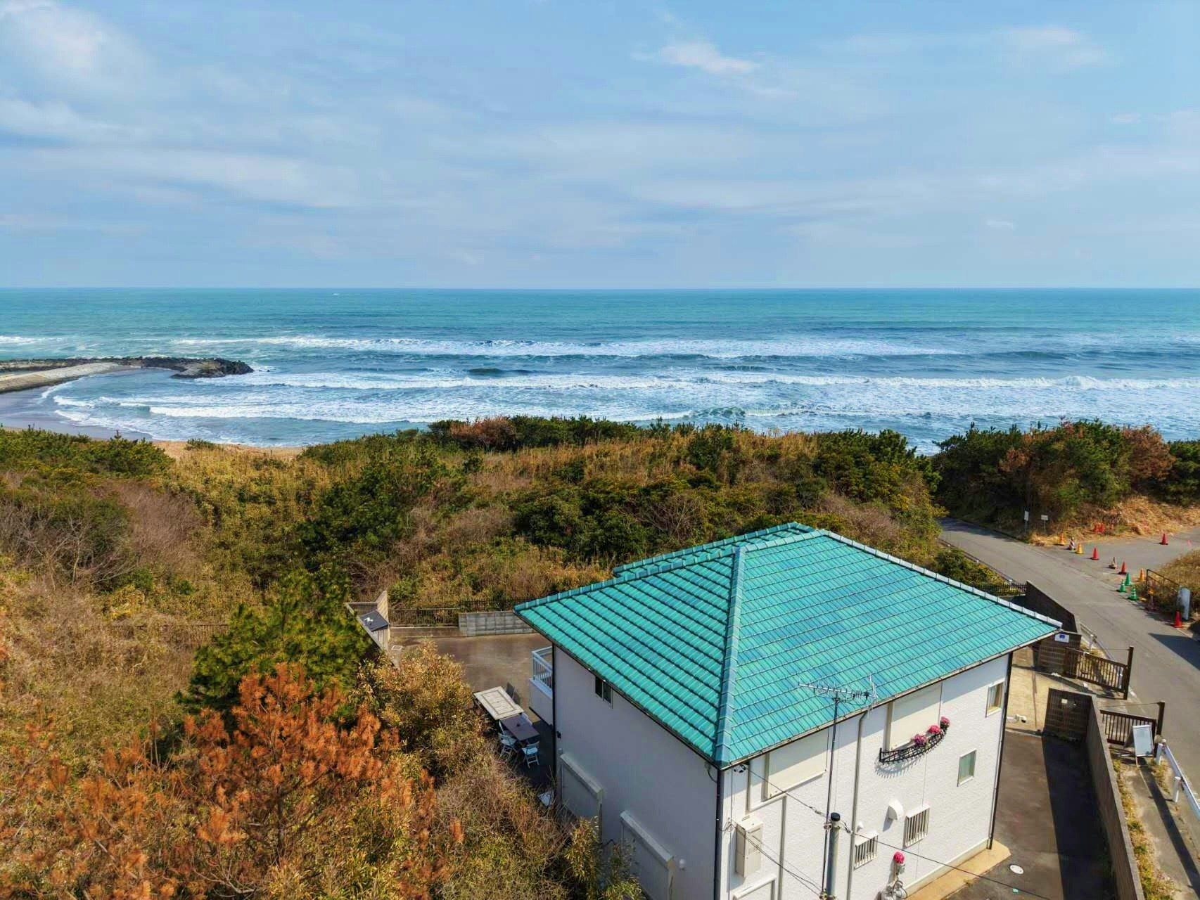 パーティーができるビーチハウス.海まで1分.一棟貸切.屋外犬可.Qiao105